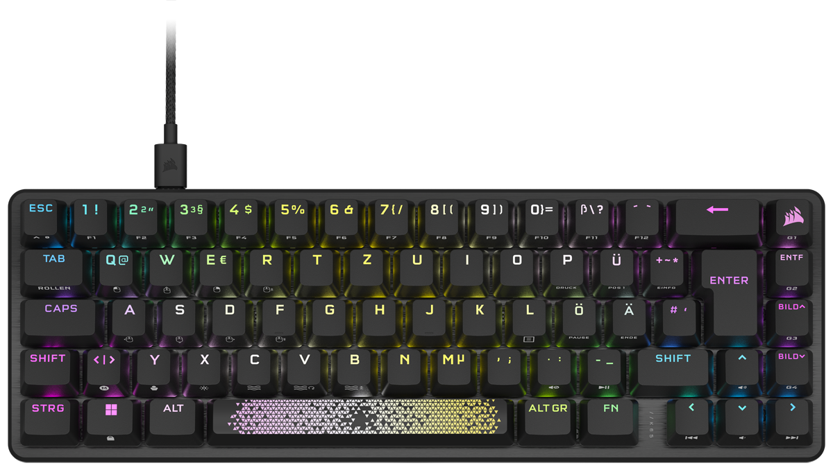 Corsair Gaming-Tastatur »K65 Pro Mini«, (ausklappbare Füße)