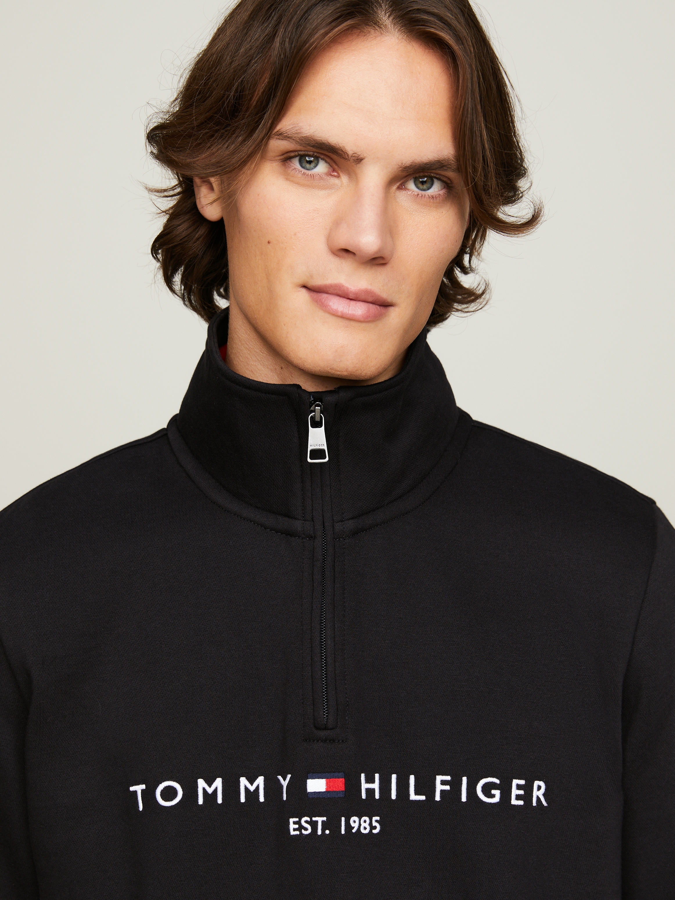 Tommy Hilfiger Sweatshirt »TOMMY LOGO MOCKNECK«