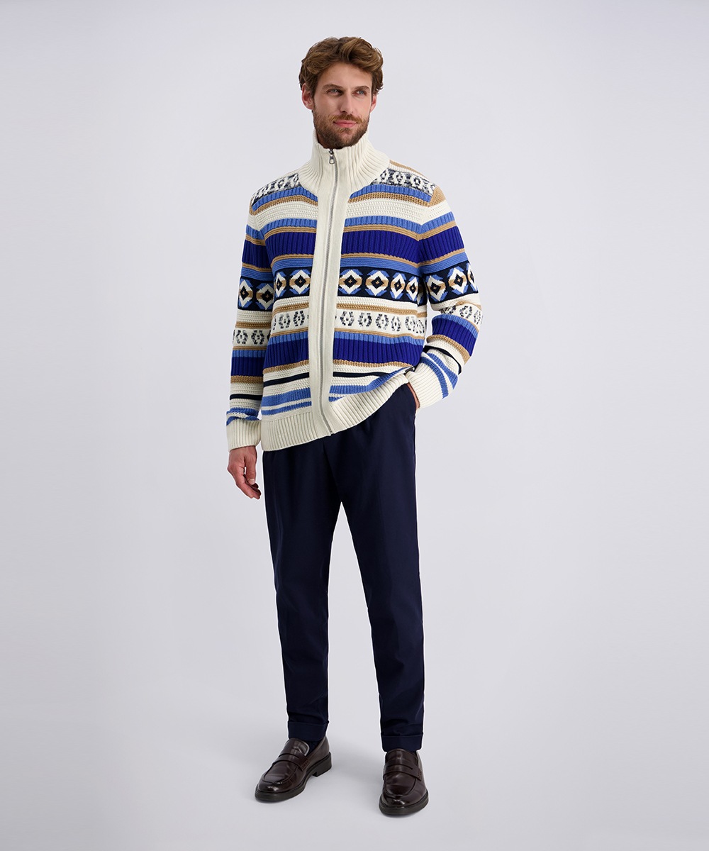 Pierre Cardin Strickjacke mit Reißverschluss