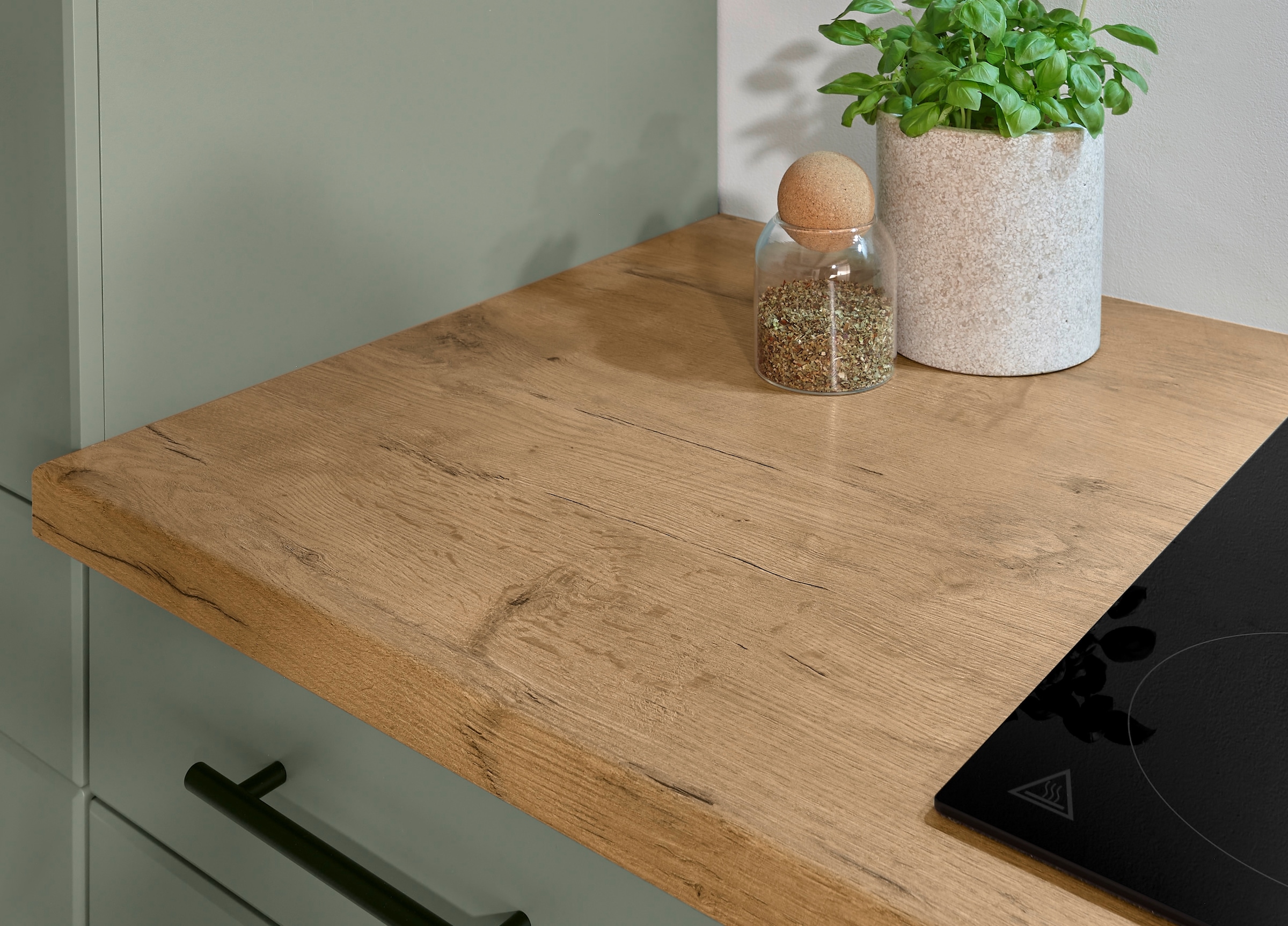 RESPEKTA Winkelküche »Anton« Breite 310 cm, 90 cm Arbeitshöhe, wahlweise mit und ohne E-Geräte