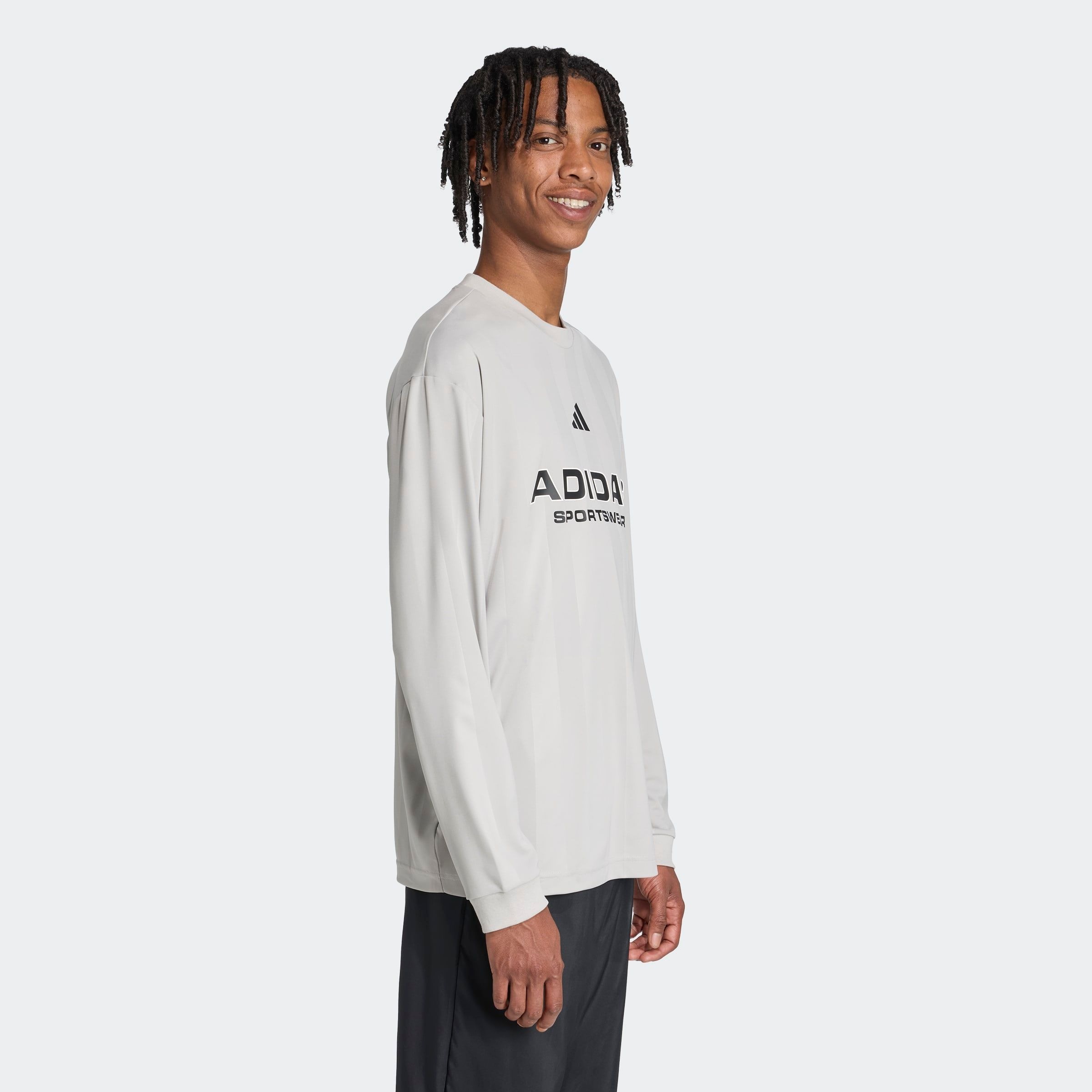 adidas Sportswear Langarmshirt »LANGÄRMELIGES JERSEY AUS JACQUARD«