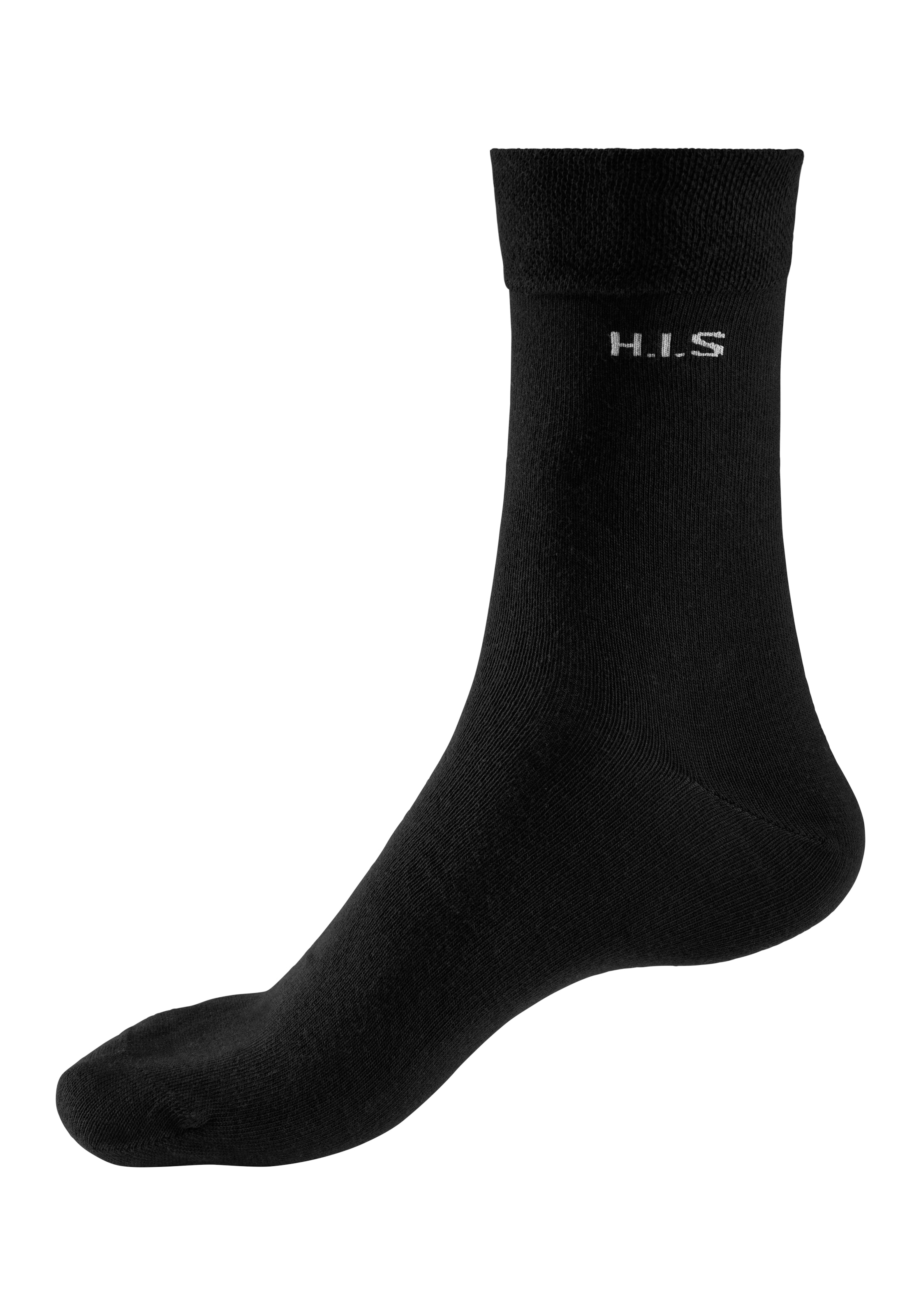 H.I.S Socken Packung, 4 Stk. tlg. mit druckfreiem Bündchen
