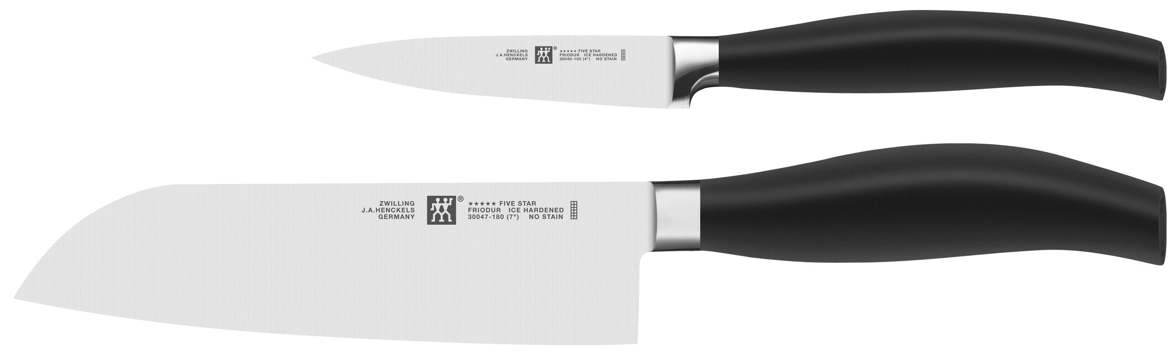 Zwilling Messer-Set "***** FIVE STAR" Made in Germany, Sonderschmelze, Ergonomisch, 2-tlg.