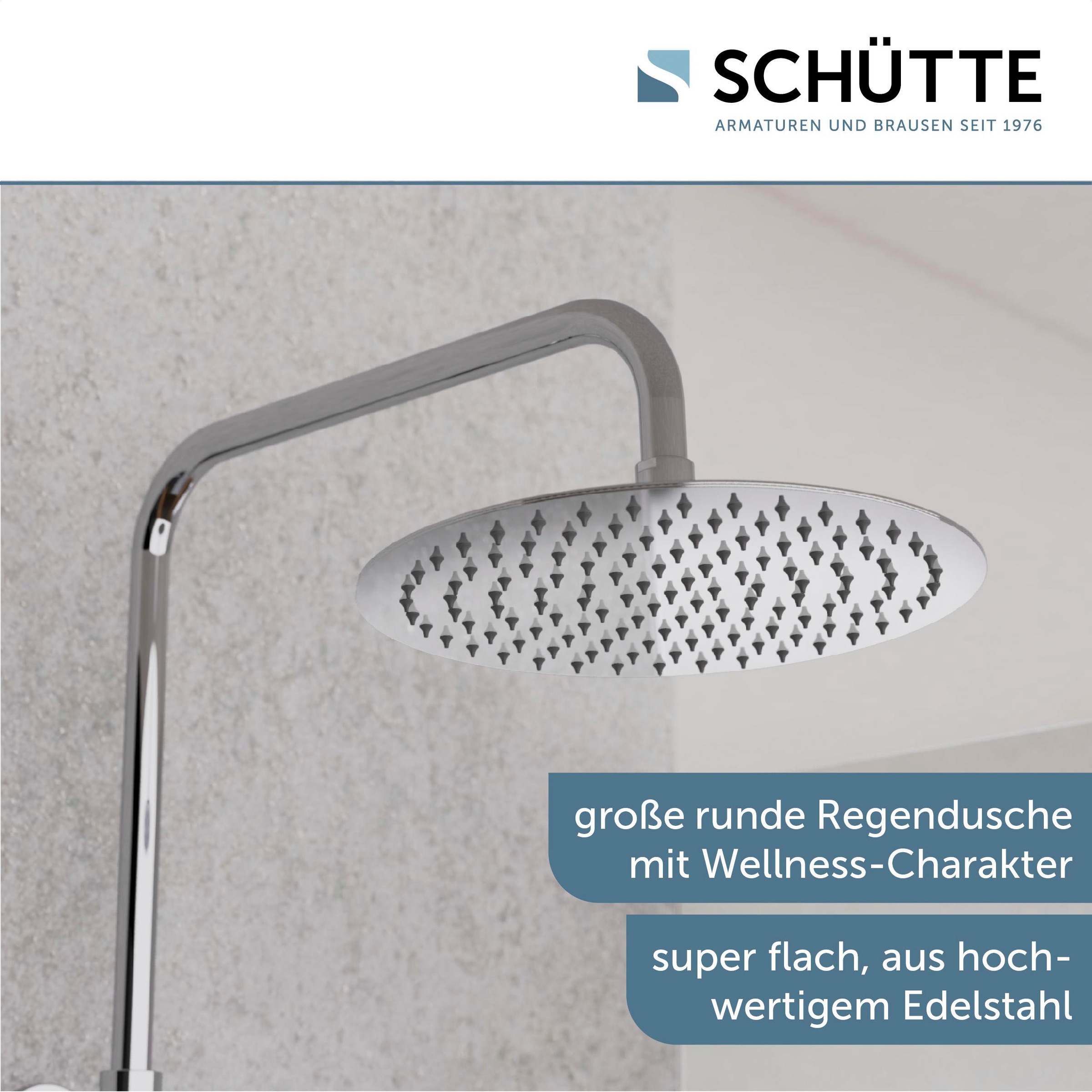 Schütte Brausegarnitur »AQUADUCT«, höhenverstellbar 80-120 cm, Antikalk, wassersparend
