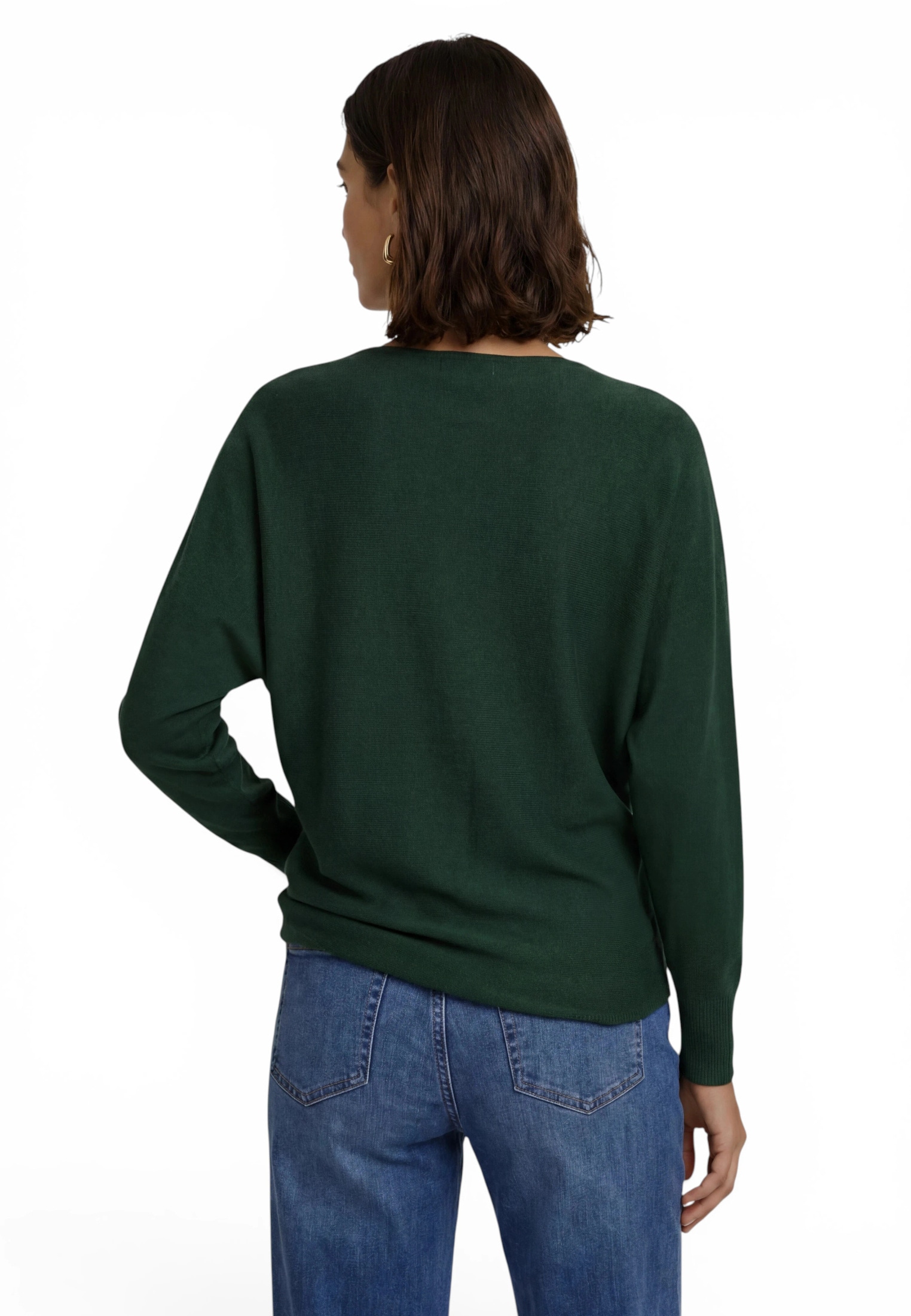 Zero Strickpullover »Strickpullover mit Fledermausärmeln«