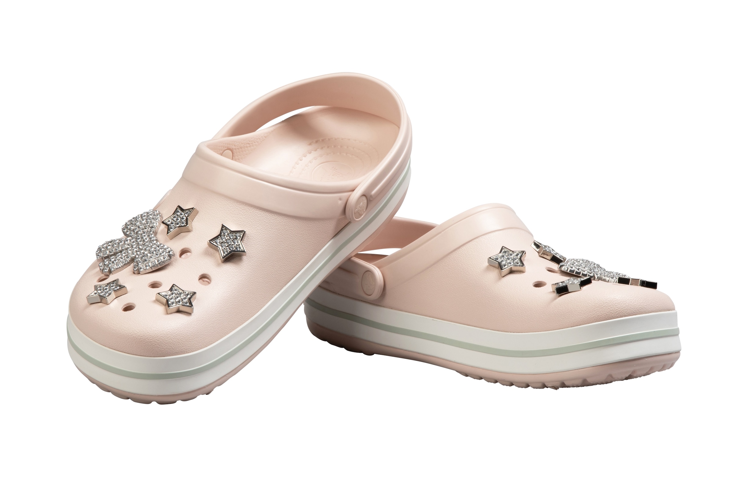 Crocs Clog »Crocband Clog«, Sommerschuh, Schlappen, Hausschuh mit zweifarbiger Laufsohle