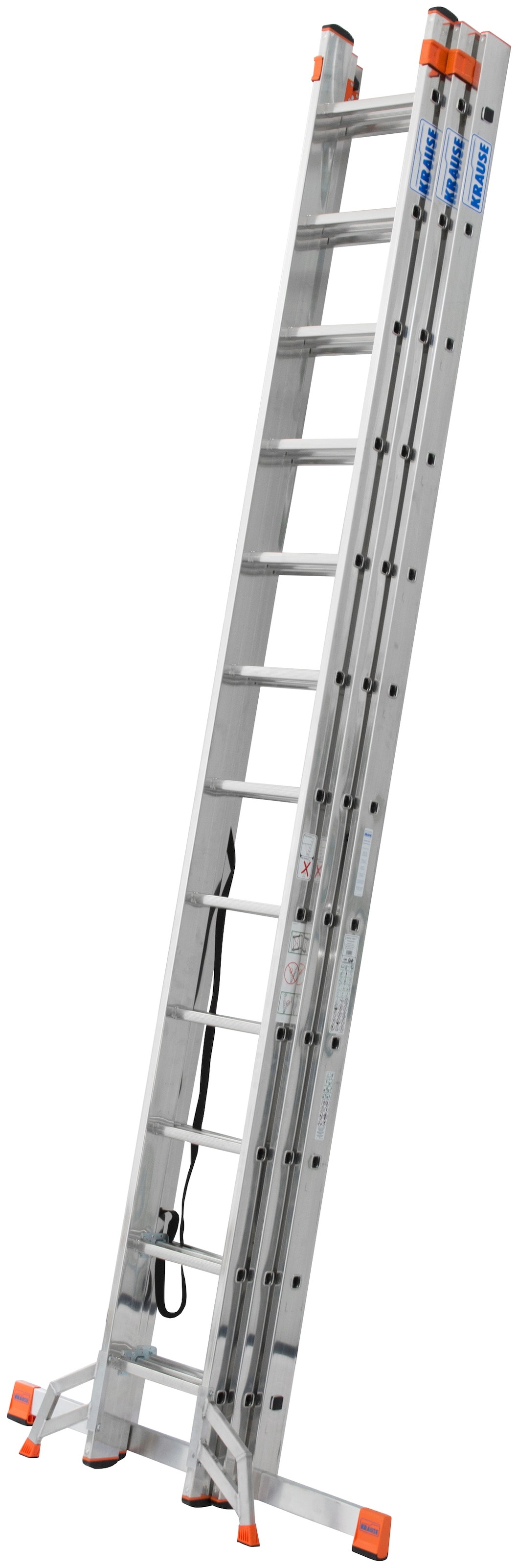 KRAUSE Vielzweckleiter »Tribilo«, Alu, 3x12 Sprossen, Arbeitshöhe ca. 930 cm