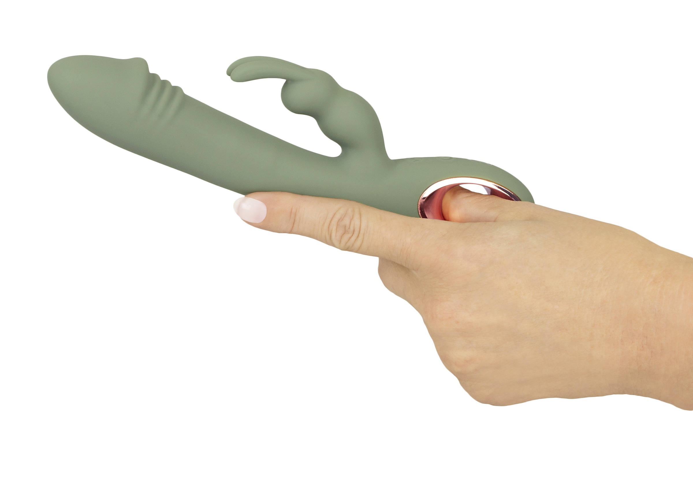 You2Toys Vibrator »Rabbitvibrator Slim Rabbit Olive«