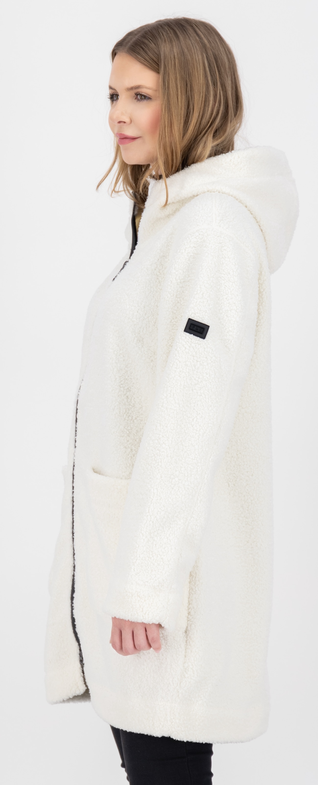 LPO Fleecejacke »CARRY WMN«, Teddyfleece Longjacke