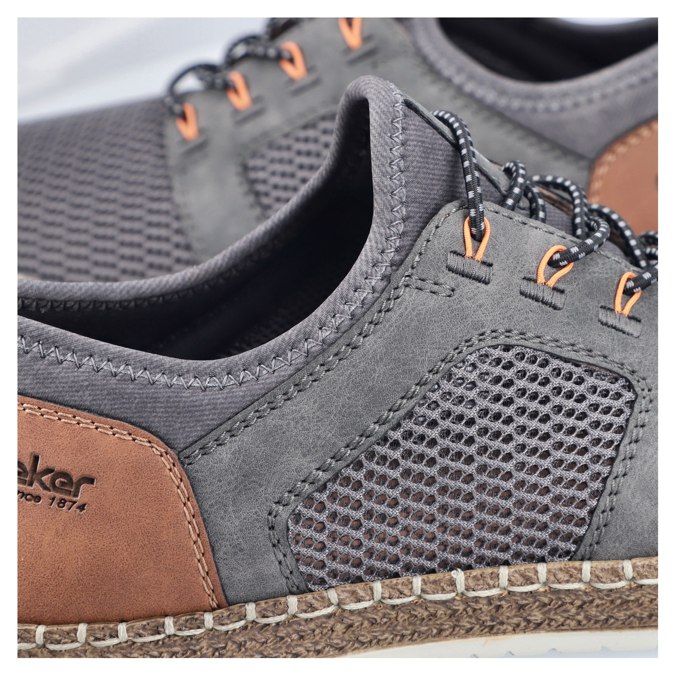 Rieker Slip-On Sneaker  Schlupfschuh, Slipper, Freizeitschuh, elastischer Einstieg, Gummizug