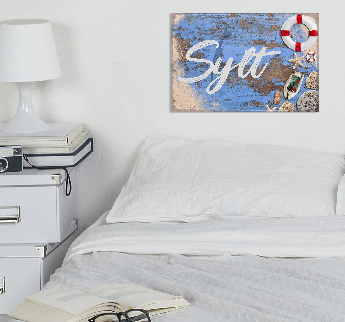 queence Metallbild »Sylt«, Strand, (1 St.)
