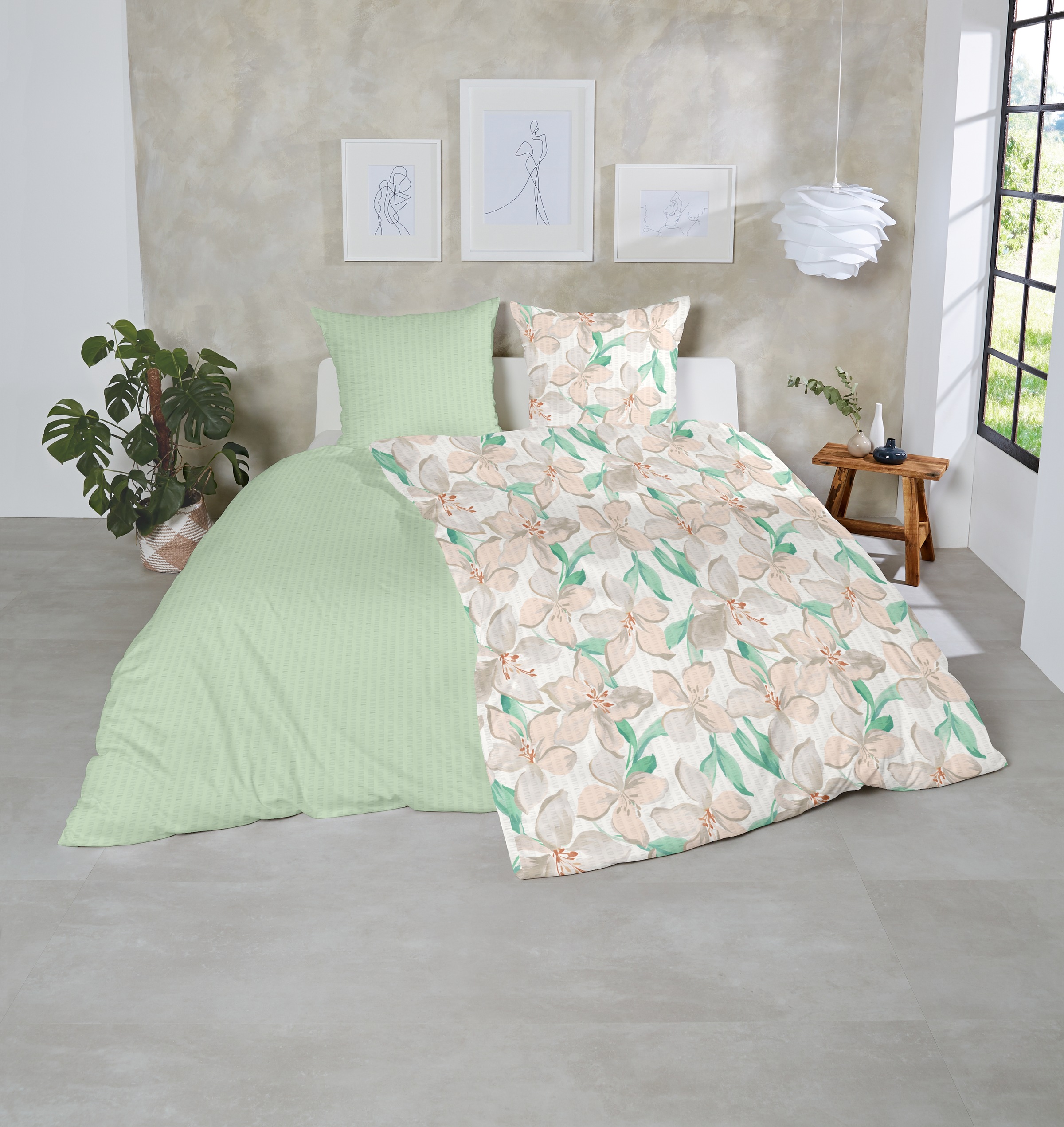 Primera Bettwäsche »Soft-Seersucker-Bettwäsche Marie« 2