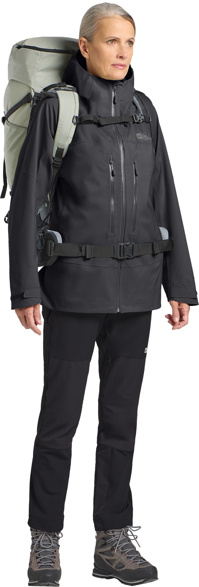 Jack Wolfskin Funktionsjacke »KAMMWEG 3L JKT W«, mit Kapuze