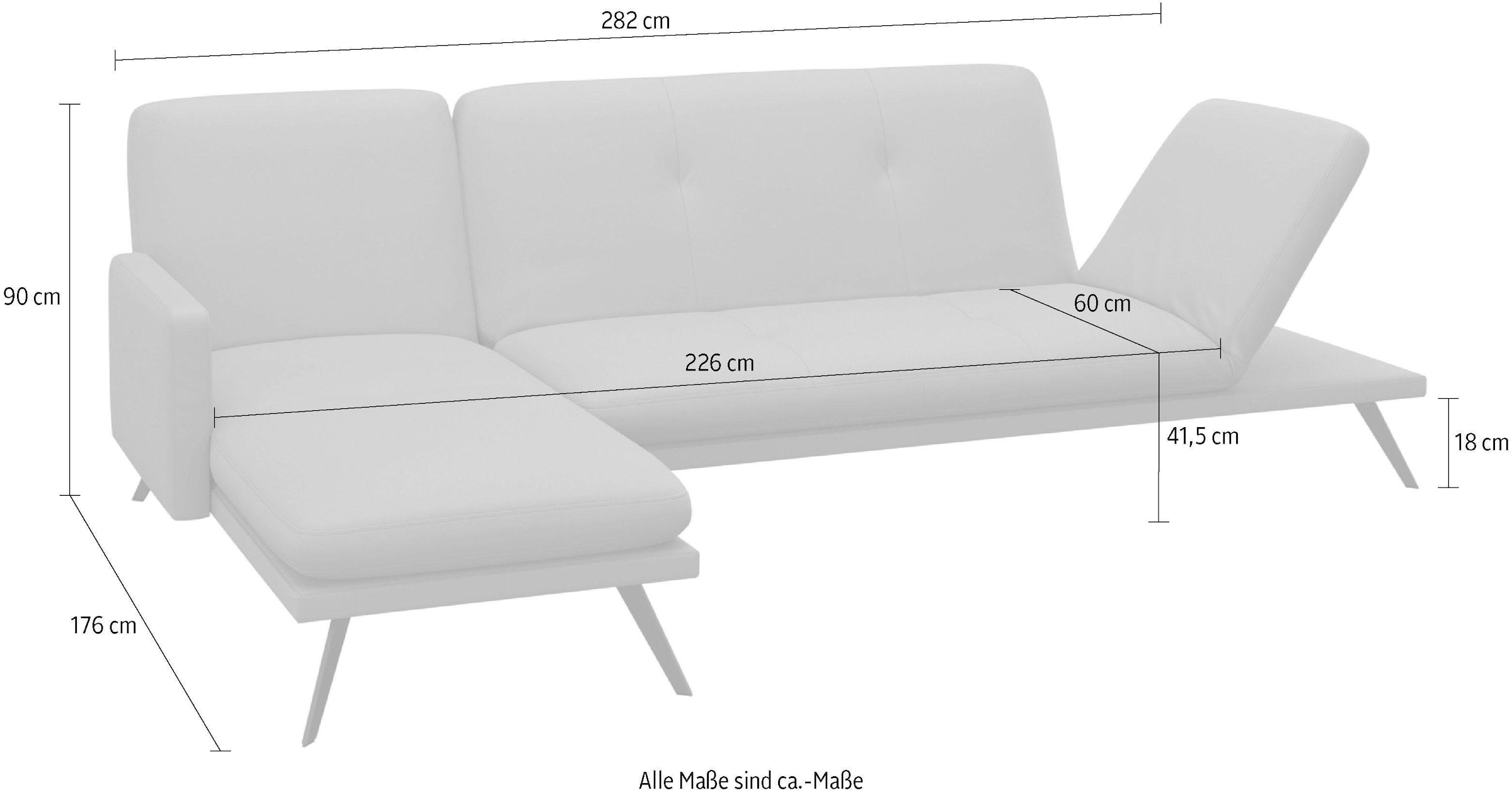 machalke® Ecksofa »butterfly, L-Form«