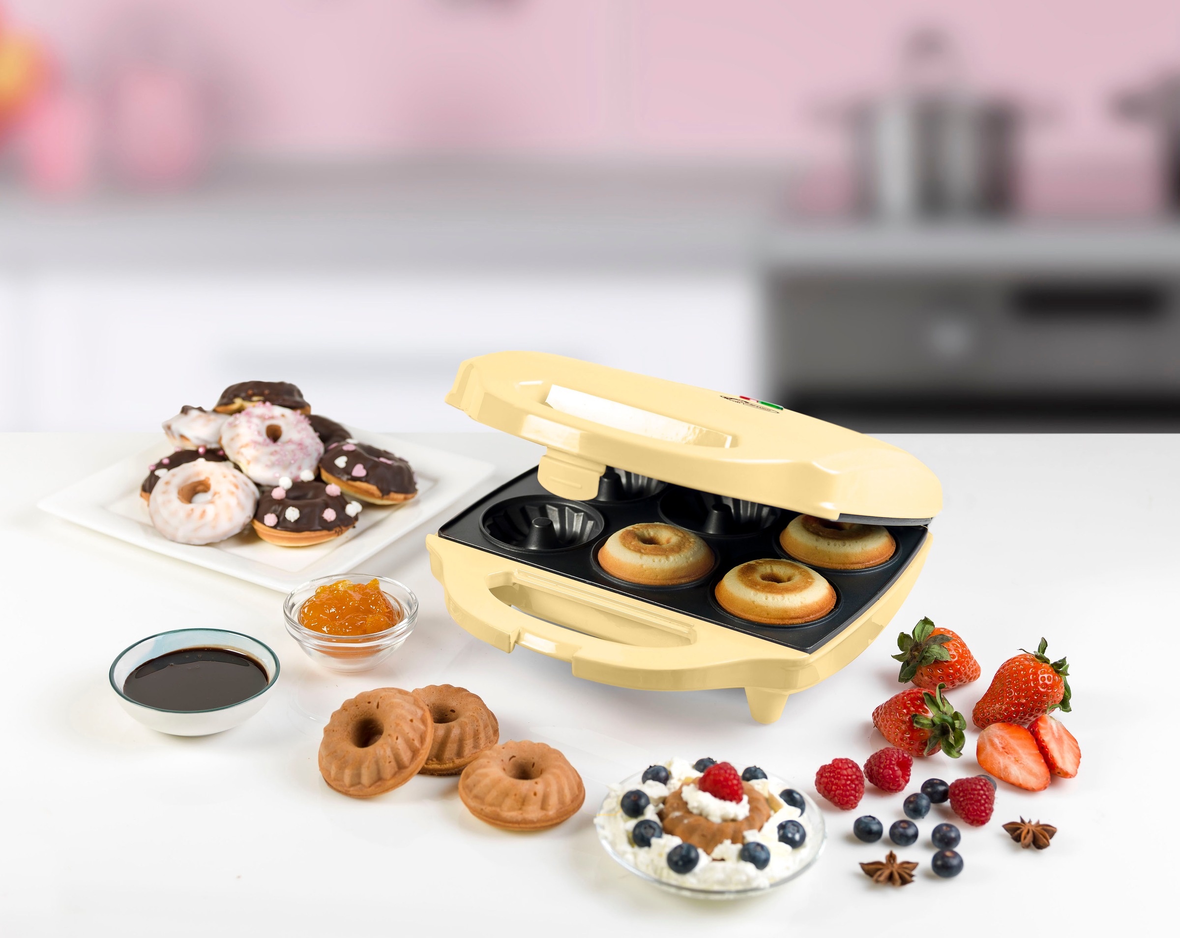 bestron Gugelhupf-Maker »AGHM200 Sweet Dreams«, 900 W, für 6 Gugelhupf ...