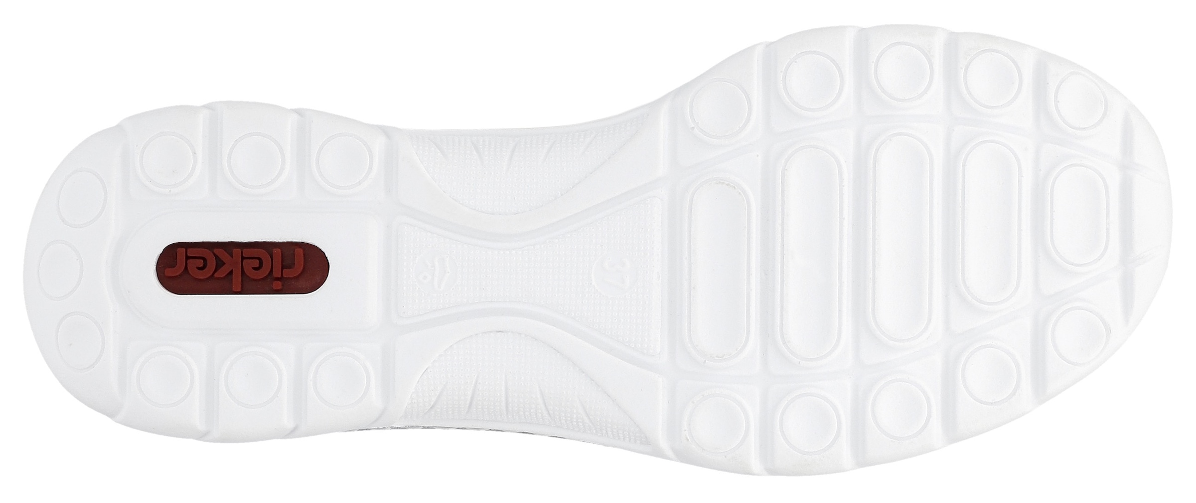Rieker Slip-On Sneaker, Slipper, Schlupfschuh, Freizeitschuh mit Gummizug und Elastikeinstieg