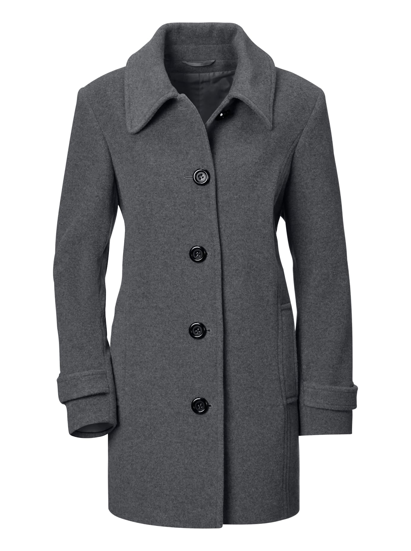 Classic Wolljacke, ohne Kapuze