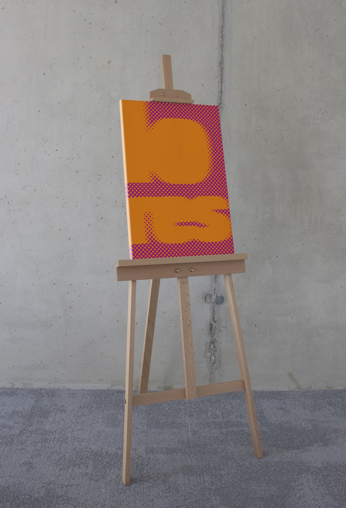 Komar Leinwandbild »Chunky Lounge - Größe 40 x 60 cm«, Natur, (1 St.), Keilrahmenbild mi Echtholzrahmen