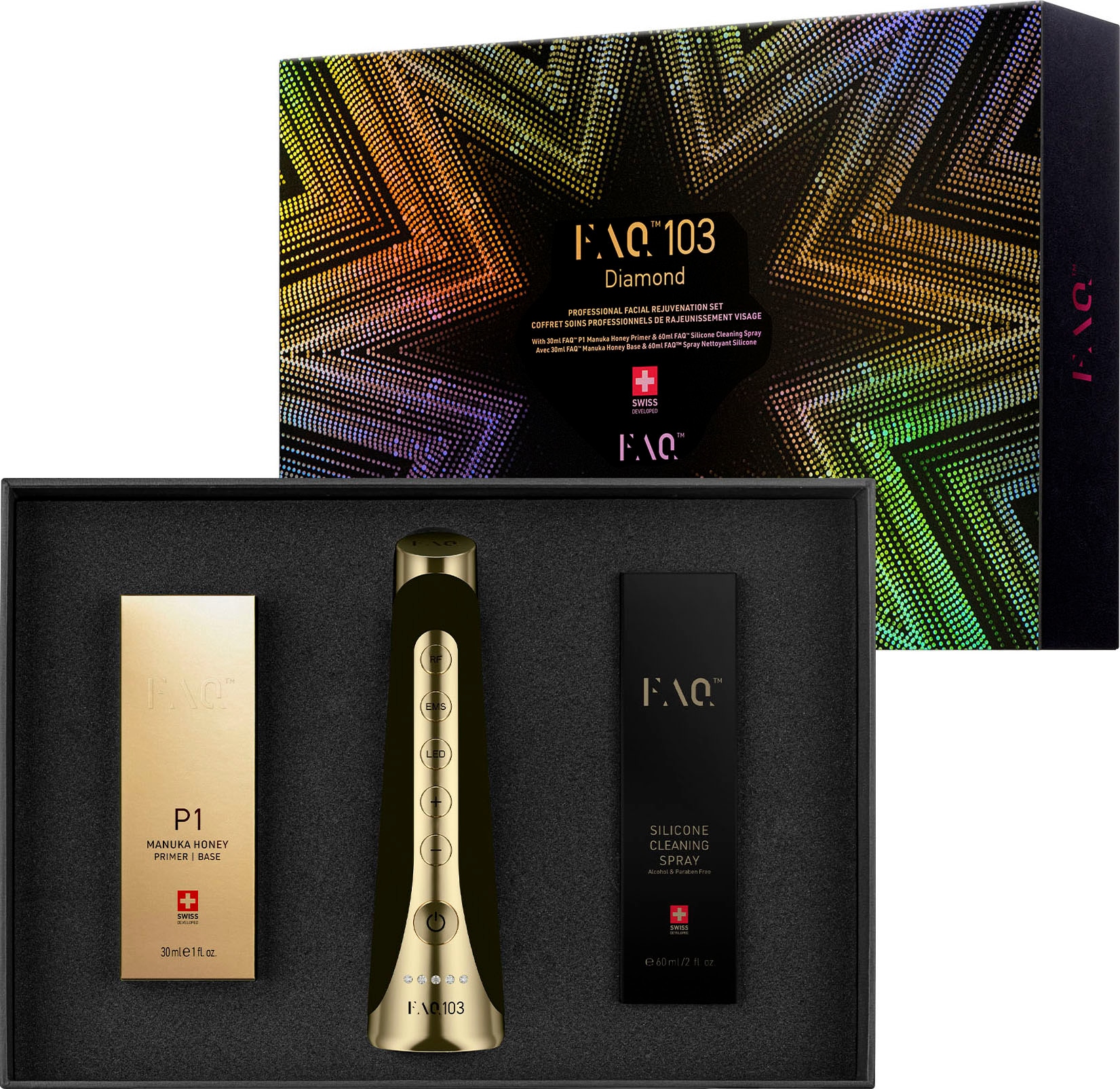 FAQ™ Kosmetikbehandlungsgerät »FAQ™ 103 Black Diamond«