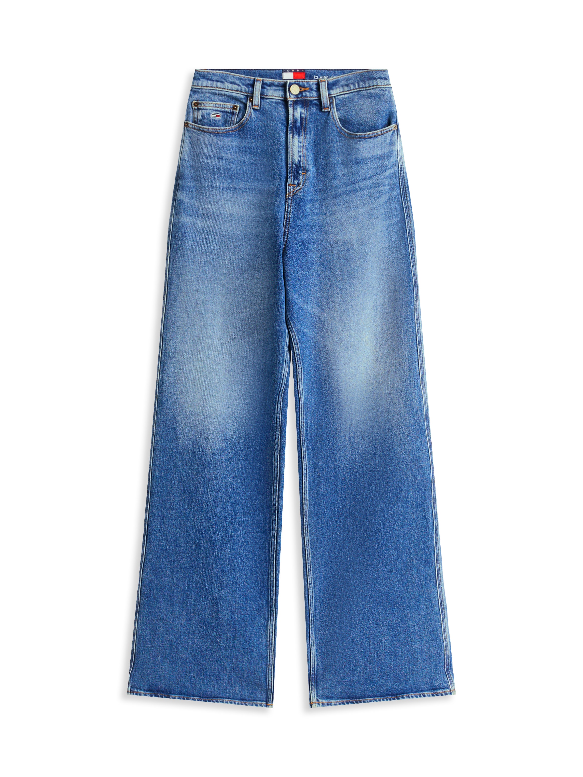 Tommy Jeans Weite Jeans »Claire High Rise«, mit Logo-Badge