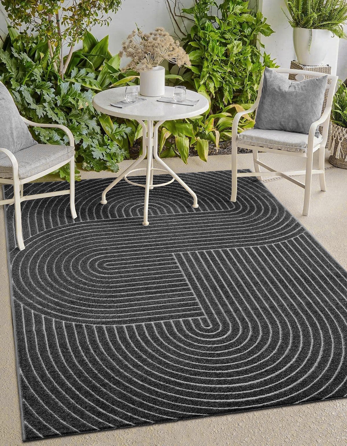 the carpet Teppich »Santo Plus«, rechteckig, 5 mm Höhe, Plus moderner robuster In und Outdoor Teppich