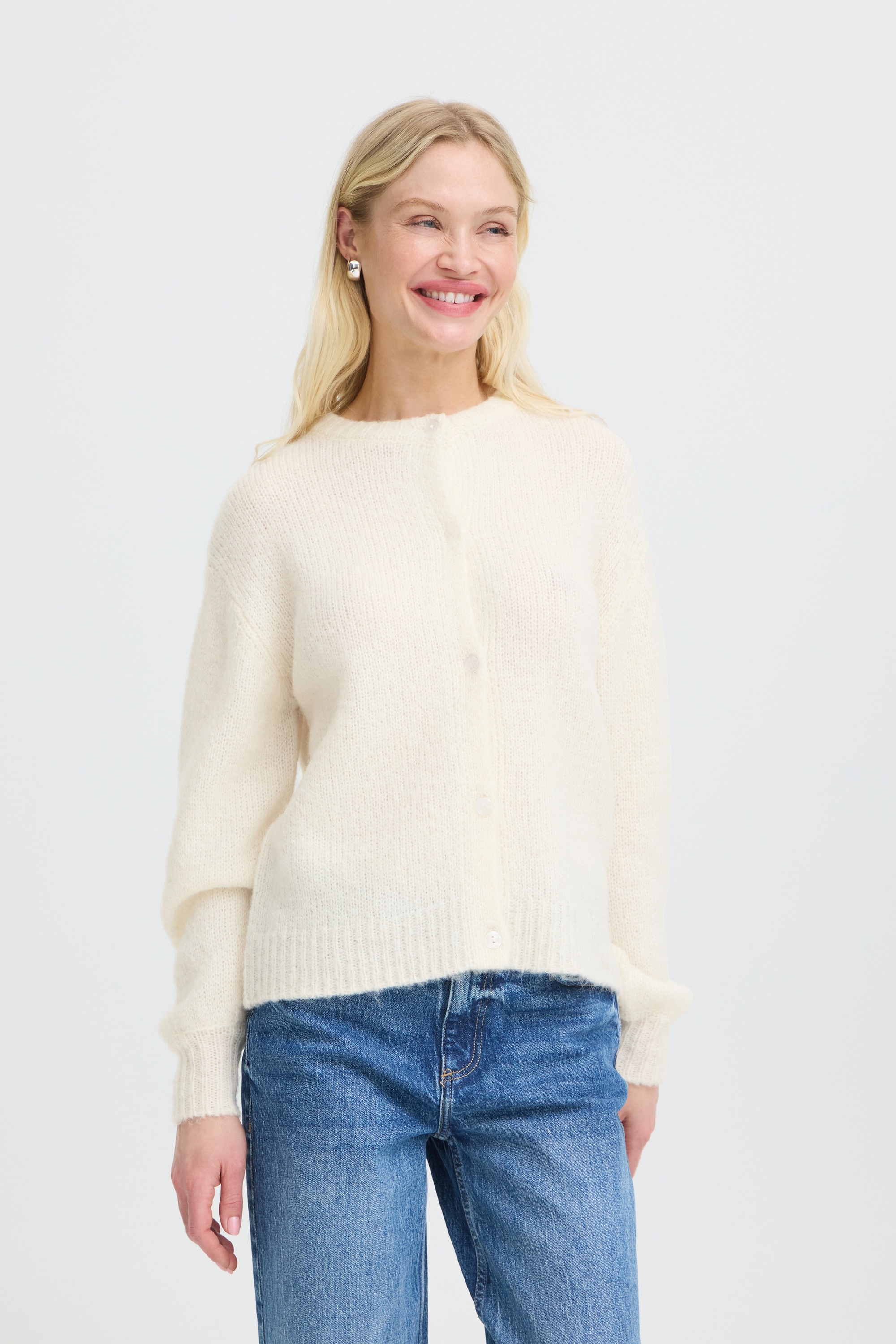 b.young Strickjacke »Damen Langarm BYOTIA«