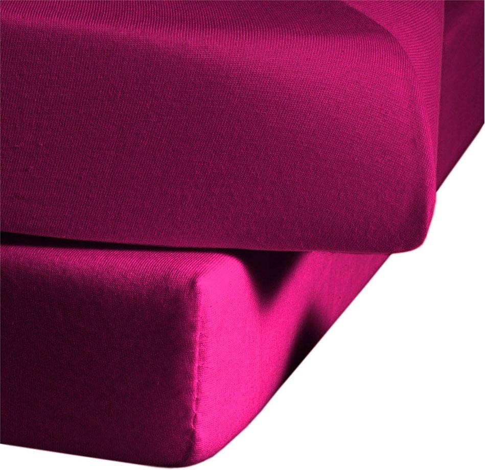 fleuresse Spannbettlaken »Colours in Gr. 90x200, 140x200 oder 180x200 cm«, Mako Satin, für Matratzen bis 23 cm Höhe, Bettlaken, Spannbetttuch