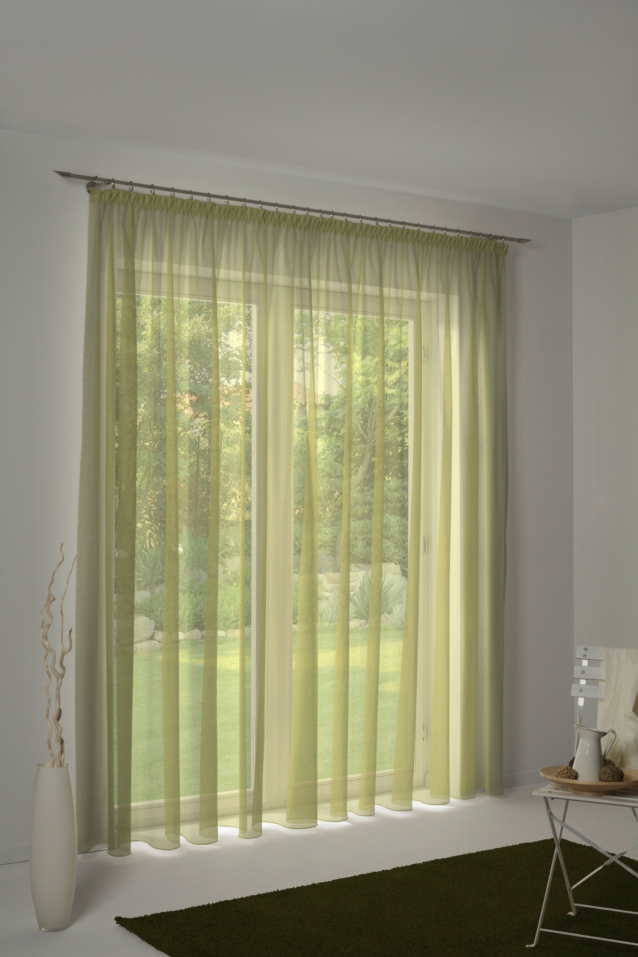 Wirth Vorhang »LORCA« Kräuselband 1 Stk. tlg.