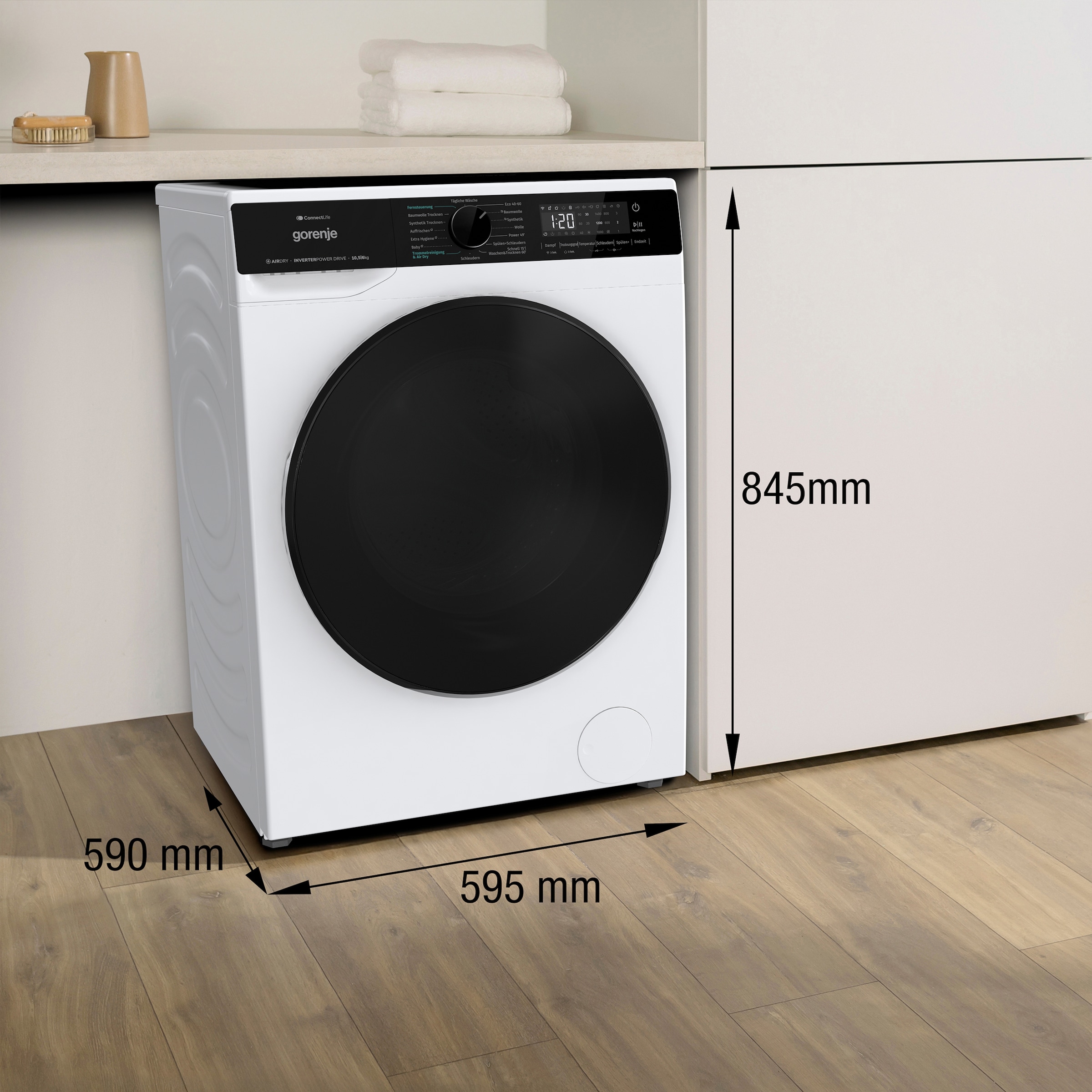 GORENJE Waschtrockner »WD2PA1X64ADW/DE«, Energieklasse A-20%