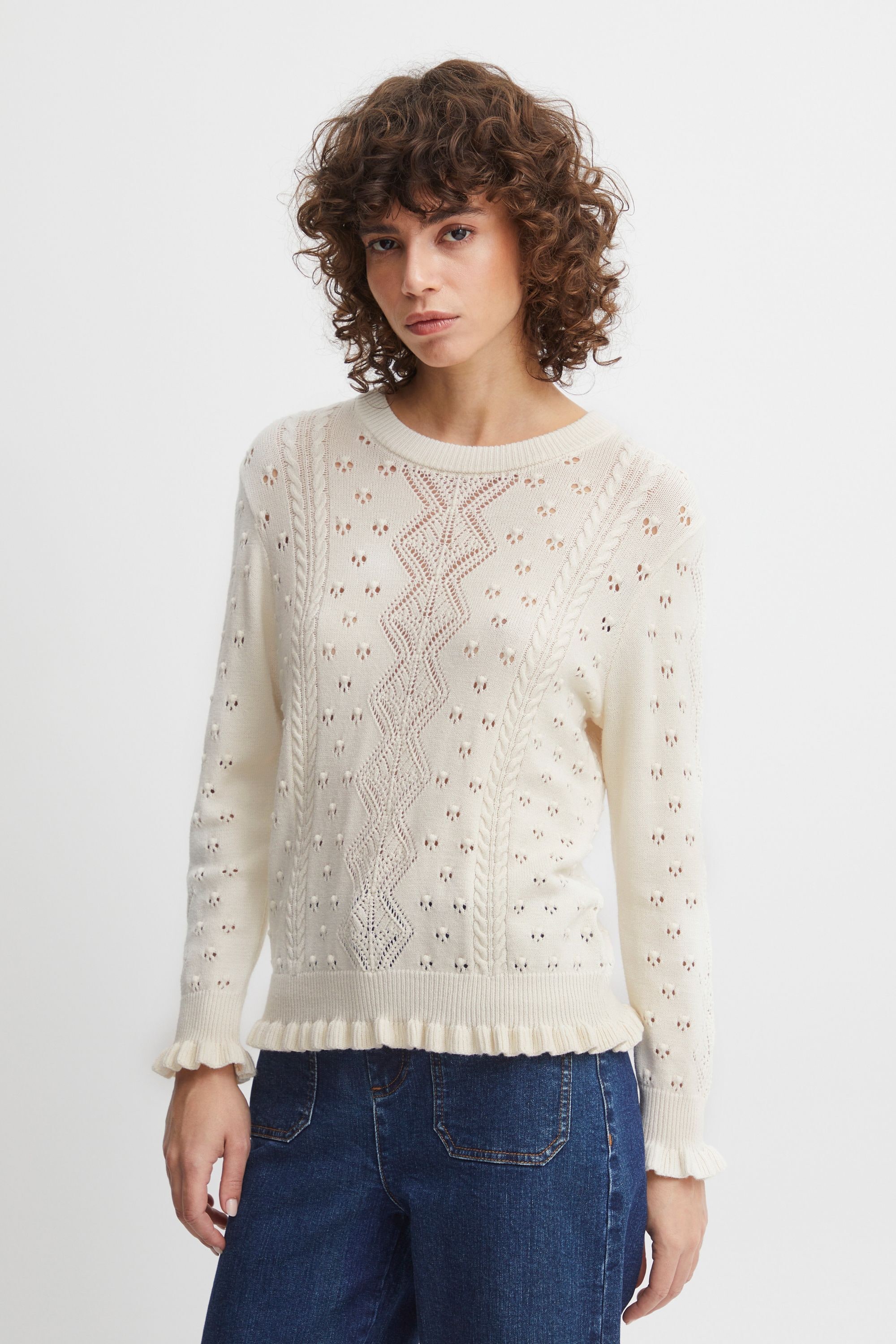 ATELIER RÊVE Strickfleece-Pullover »Strickpullover IRFanto«