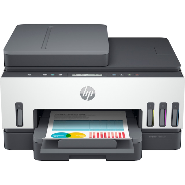 HP Multifunktionsdrucker »Smart Tank 7305«, HP+ Instant Ink kompatibel ➥ 3  Jahre XXL Garantie | UNIVERSAL