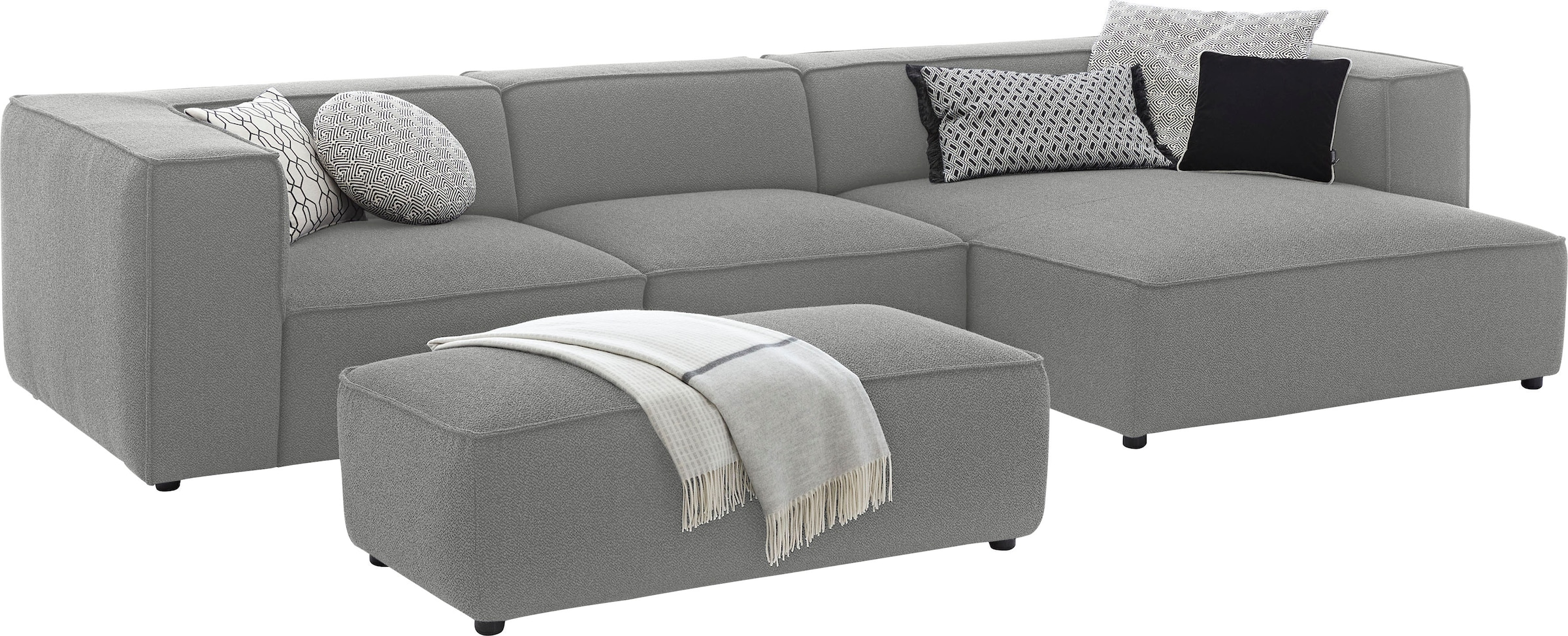 W.SCHILLIG Hocker »around-the-block« mit eleganter Biese