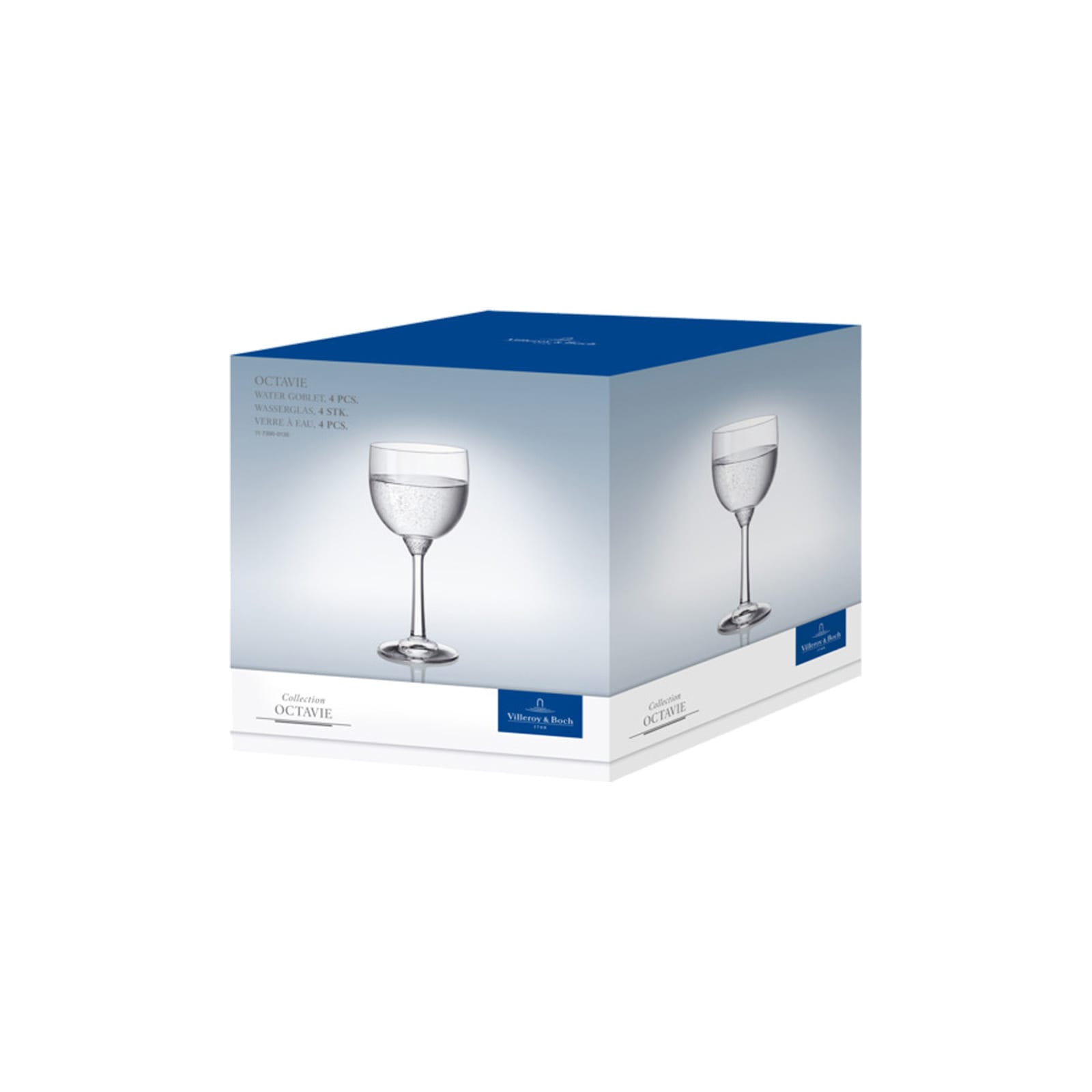 Villeroy & Boch Glas »Wassergläser Octavie 370 ml 4er Set transparent«