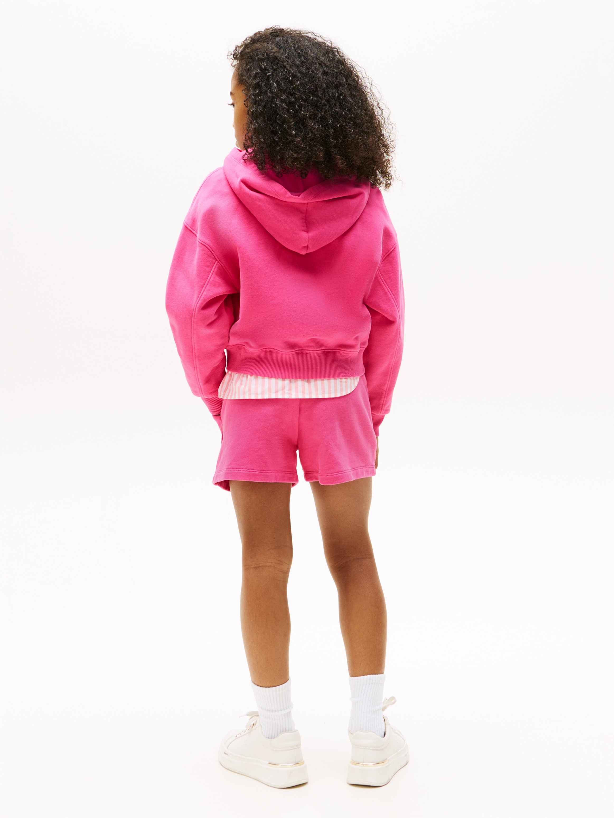 Tommy Hilfiger Kapuzensweatjacke »TOMMY TONAL FLAG HOODIE«, für Kinder bis 16 Jahre, mit Brustdruck