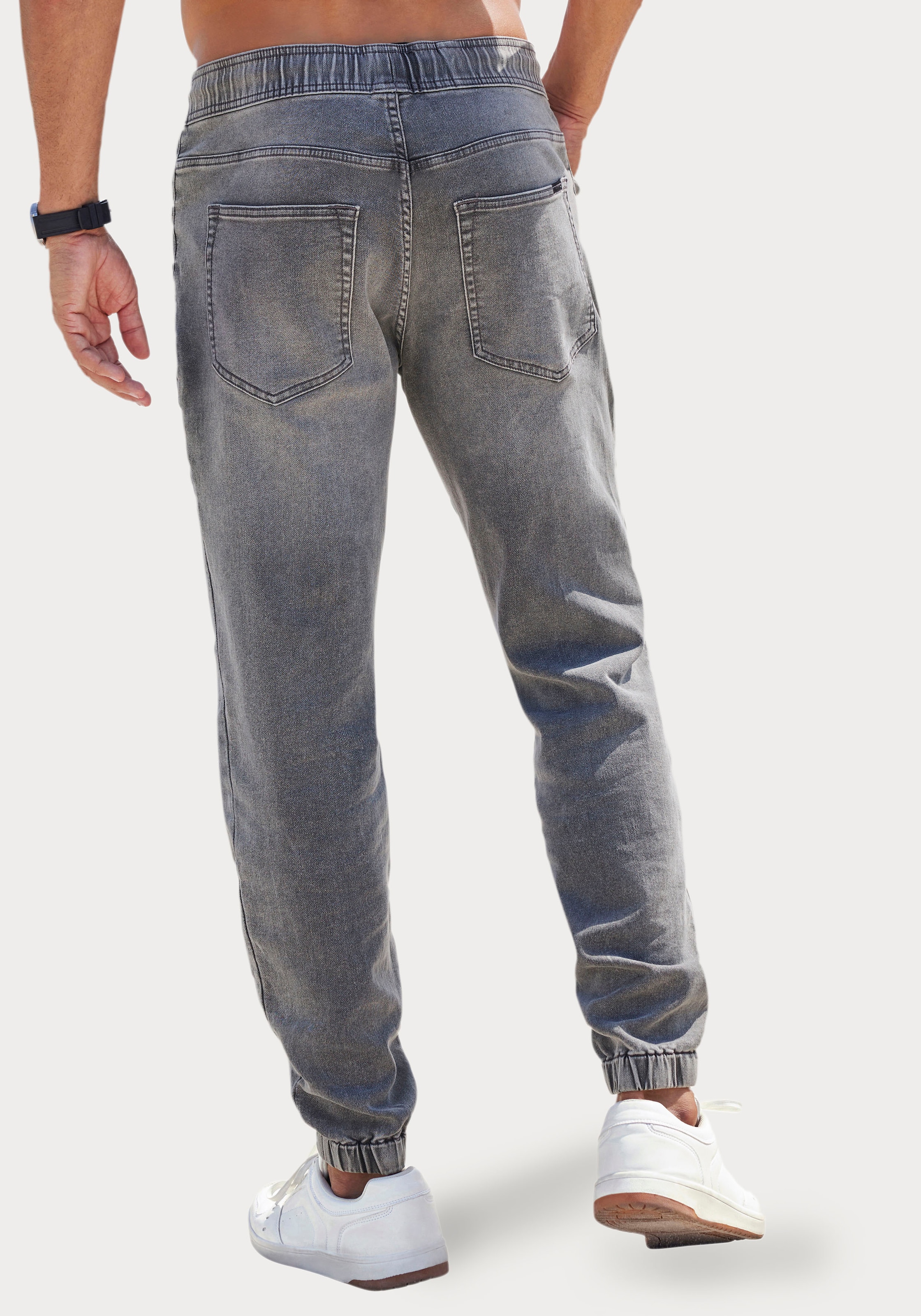 John Devin Jogg Pants, Joggpants mit elastischem Bund aus weicher Stretch-Qualität