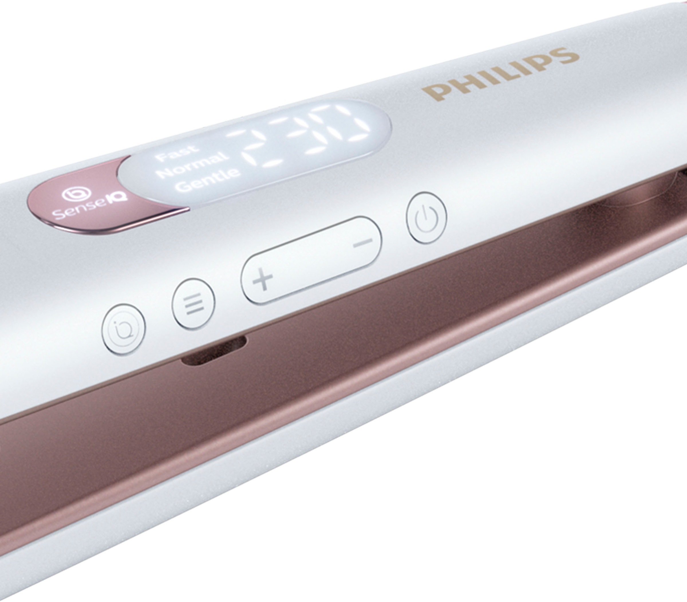Philips Glätteisen »Prestige BHS830/00« Keramik-Beschichtung mit SenseIQ Technologie, Tetra Ionic System und 3 Styling-Modi