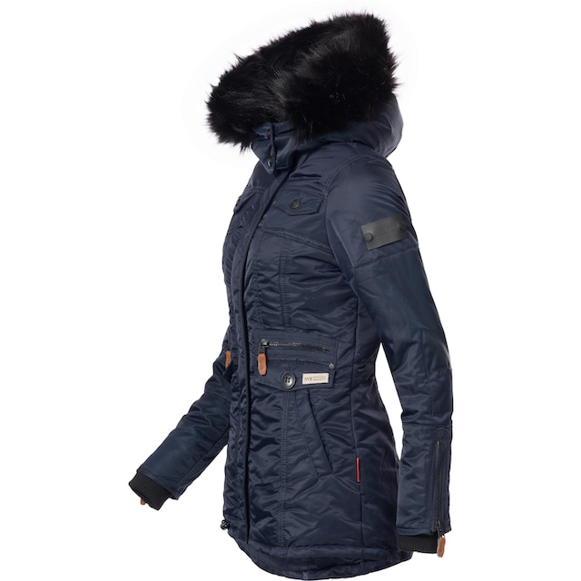 »Wintermantel Steppjacke bei Kapuze mit Schätzchen«, ♕ Navahoo