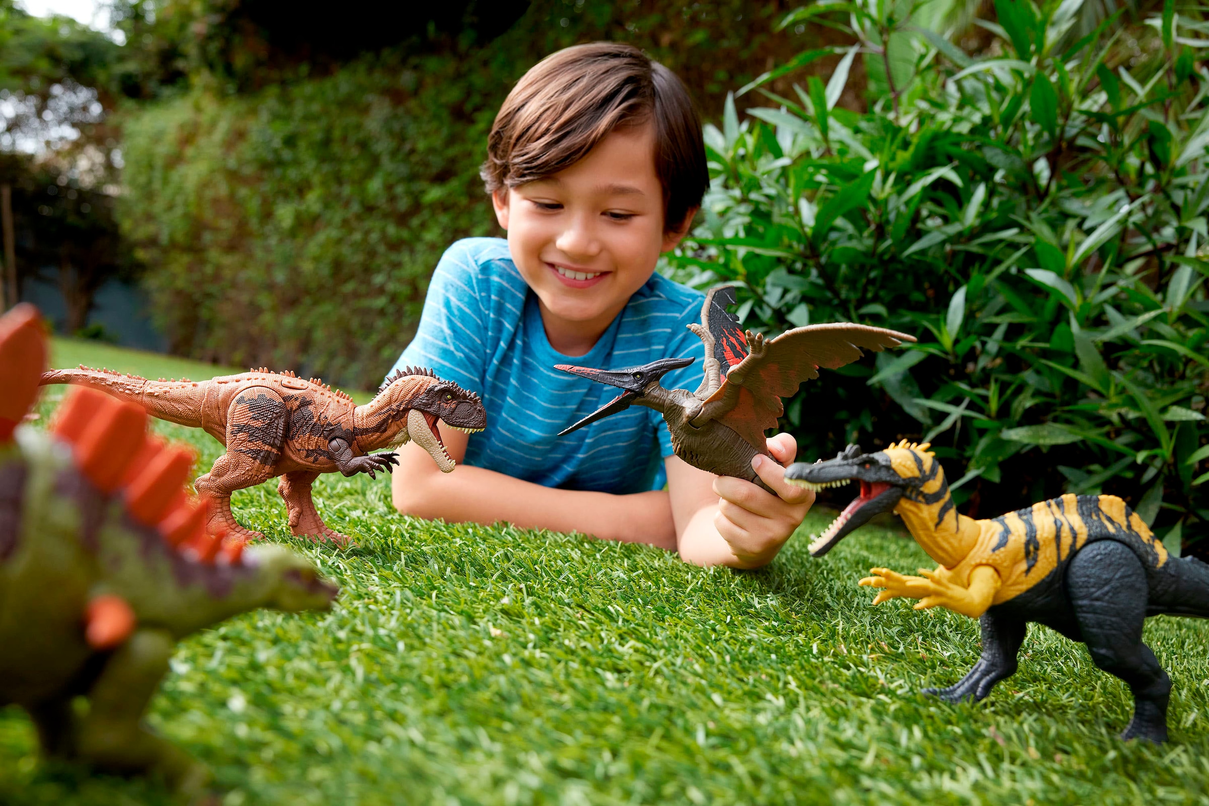 Mattel® Actionfigur »Jurassic World Wild Roar Kentrosaurus«, mit Geräuschen