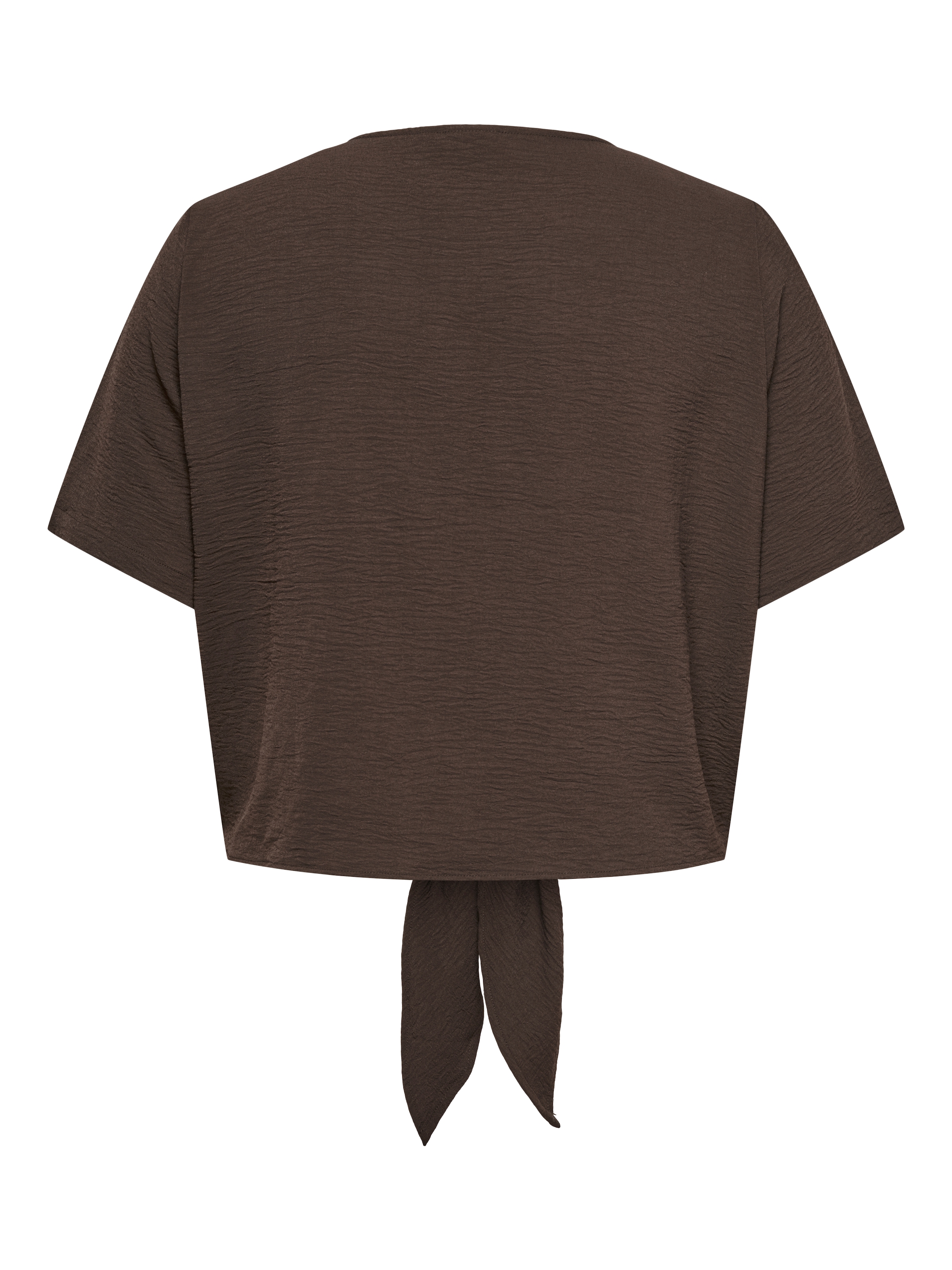 ONLY CARMAKOMA V-Shirt »CAREVALOU METTA 2/4 KNOT SHIRT WVN«