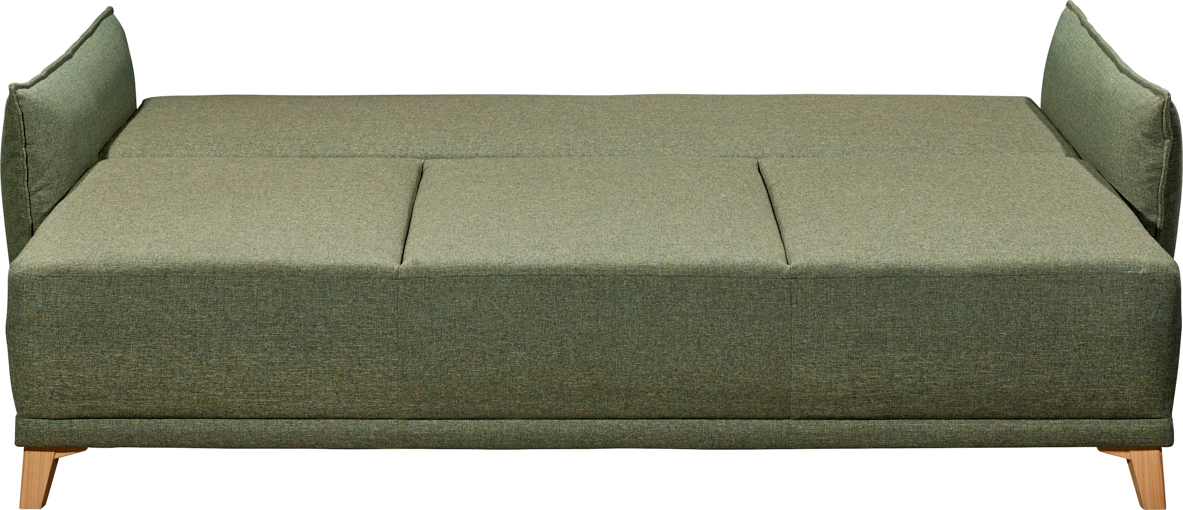 ED EXCITING DESIGN Schlafsofa »Pamplona«, mit Bettfunktion, Bettkasten, Rücken- und Zierkissen, frei im Raum