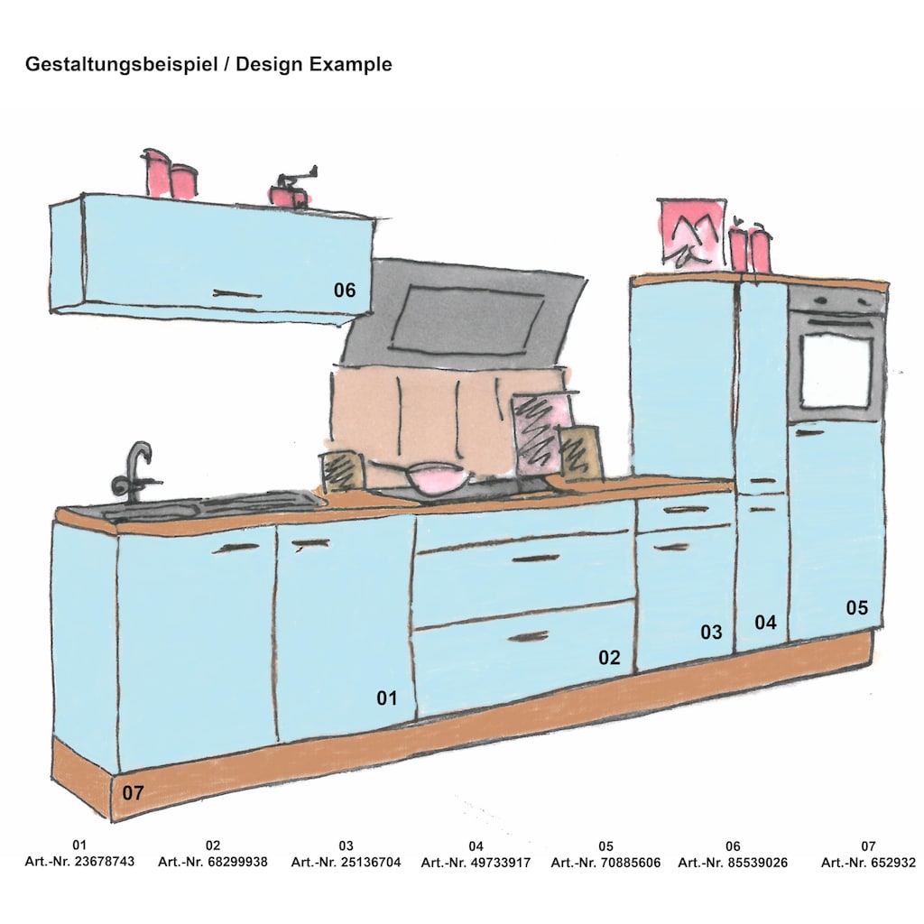 OPTIFIT Backofen/Kühlumbauschrank »Cara«