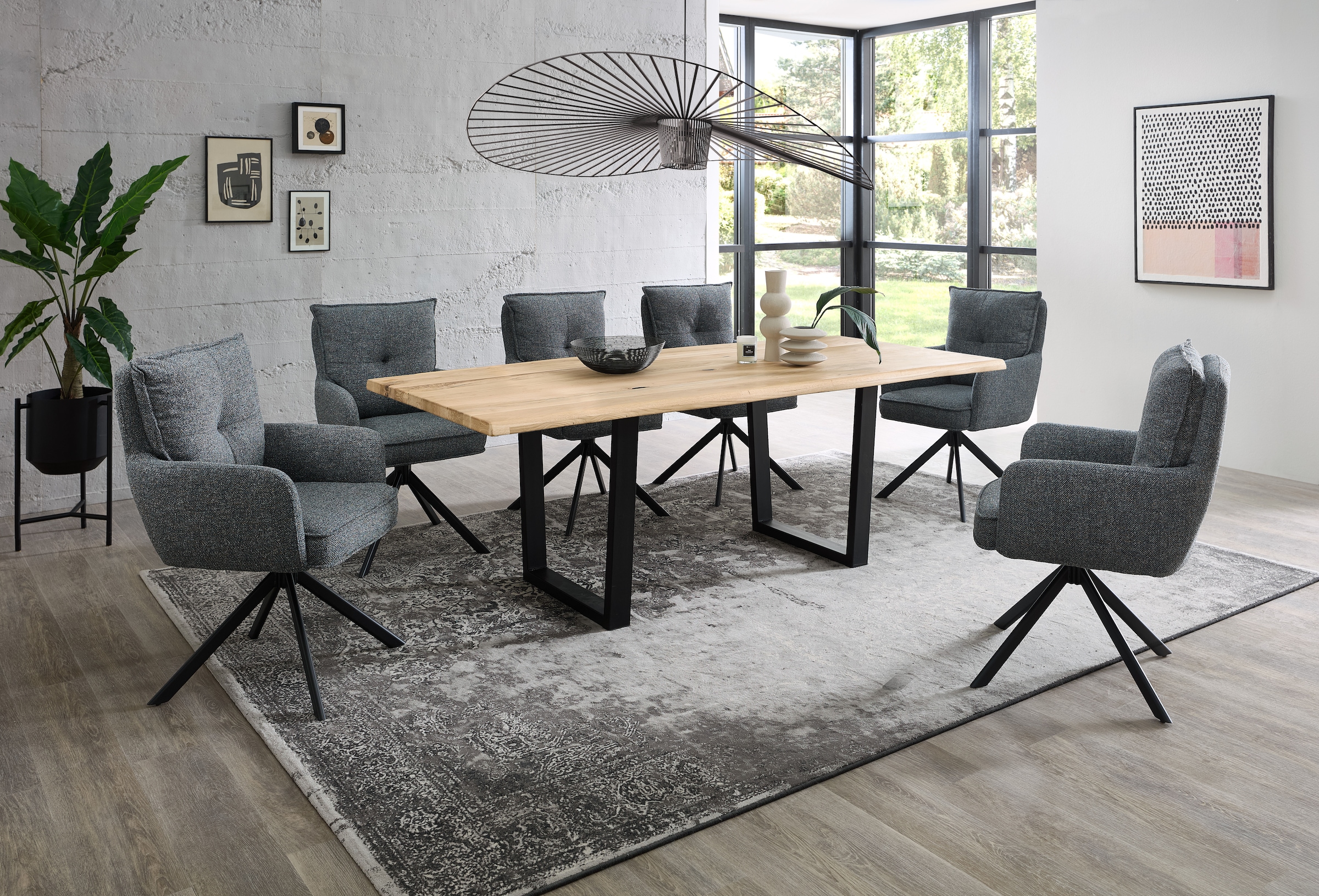 Stolkom Armlehnstuhl »Sofia young« (Set) 2 Stk.180 grad drehbar mit Auto-Return, Federkern im Sitz