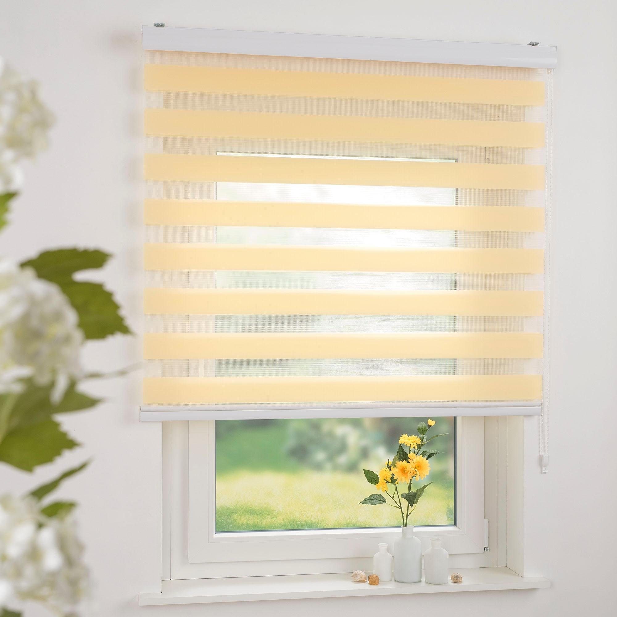 Liedeco Doppelrollo »Duo-Rollo mit Blende«, Lichtschutz