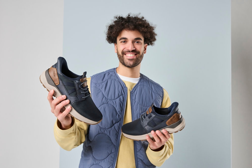 Rieker Slip-On Sneaker »Ready2GO«  Schlupfschuh, Halbschuh, Freizeitsneaker mit Gummizug für guten Sitz