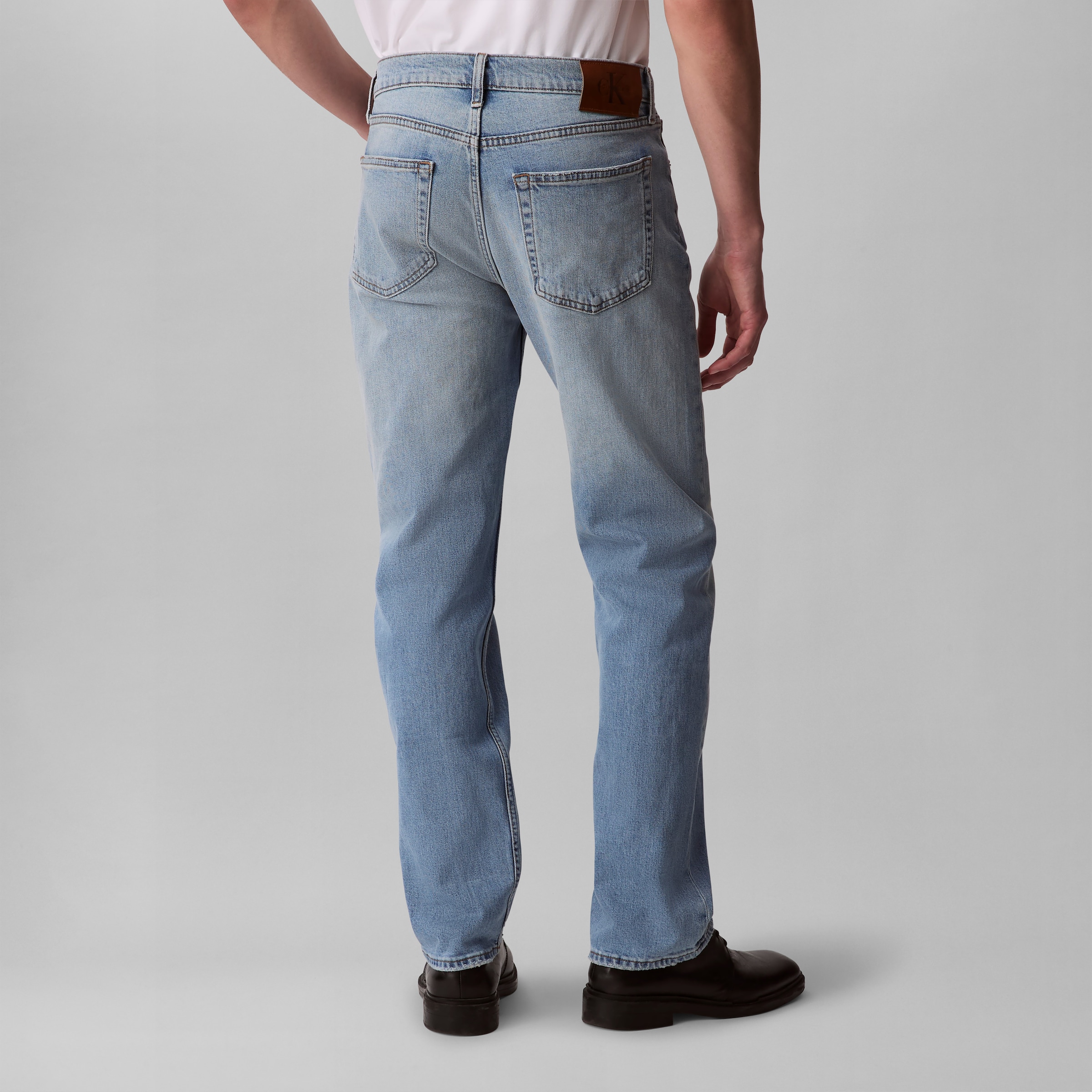 Calvin Klein Jeans Straight-Jeans »STNDRD STRGHT ABNER JEAN«, Mit Gürtelschlaufen