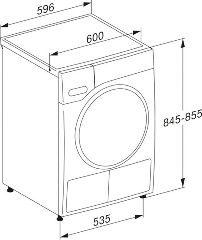 Miele Wärmepumpentrockner »TSB643WP EcoSpeed&8kg« 8