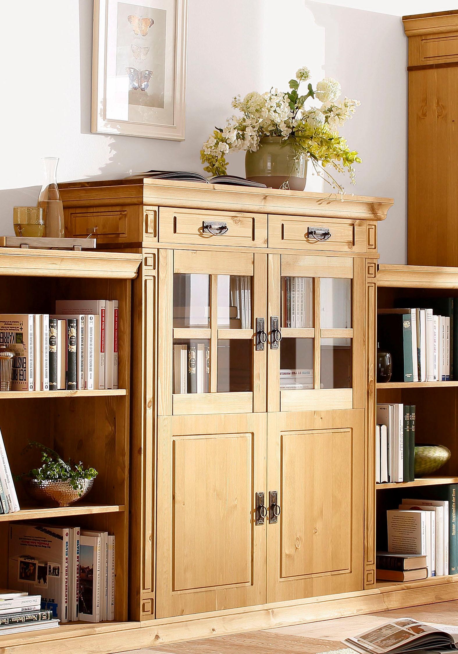 Home affaire Highboard »Vinales«, Vitrine, Breite 112 cm