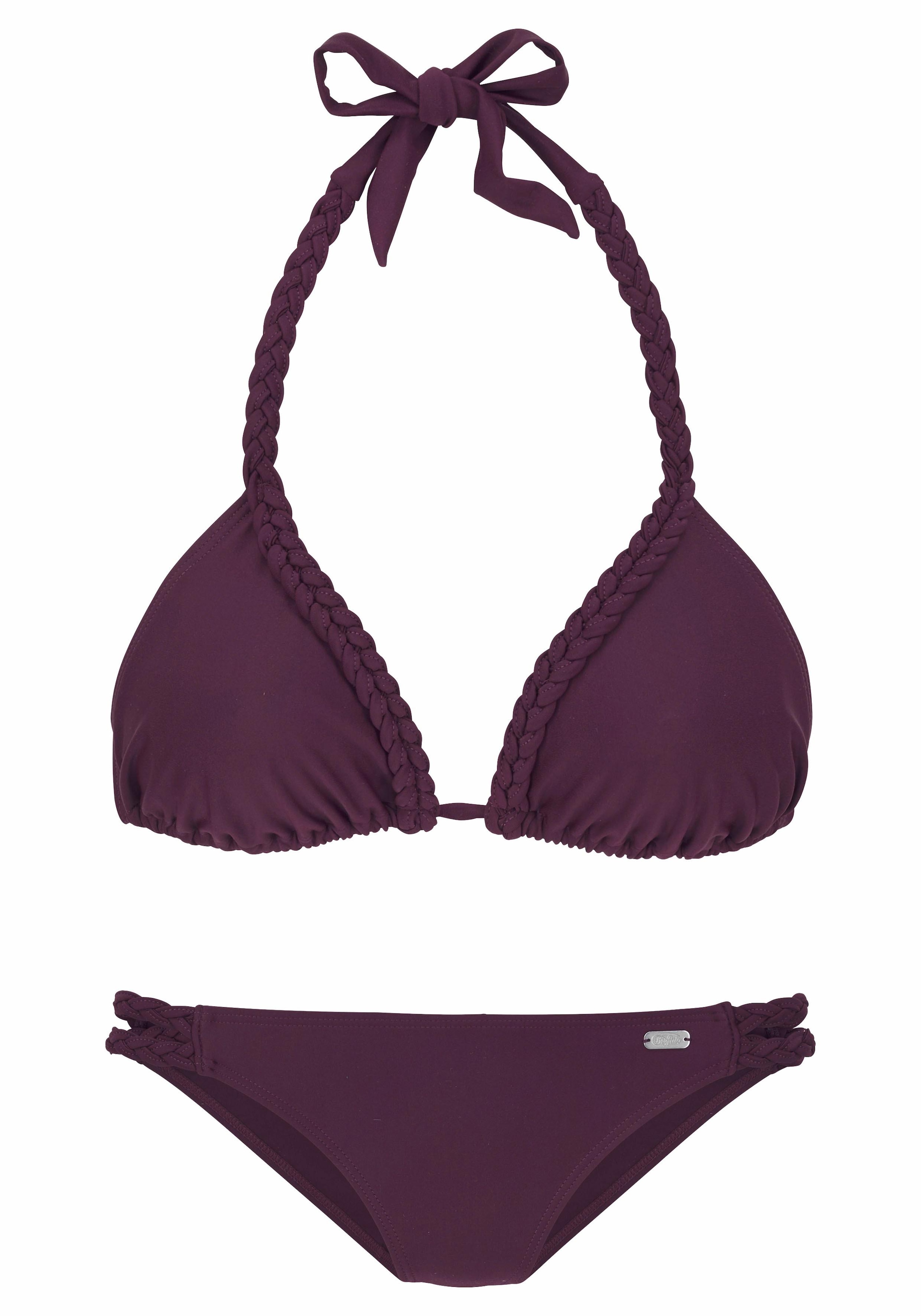 Buffalo Triangel-Bikini, mit geflochtenen Details bei