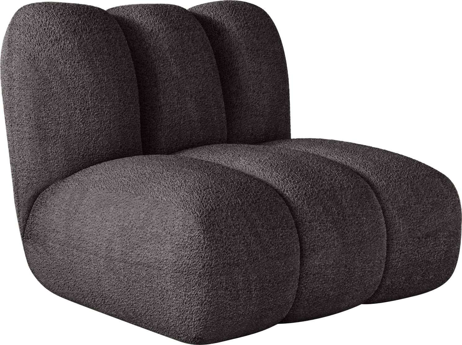 LeGer Home by Lena Gercke Sessel »Priya Loungesessel, moderne Steppung, auch in Bouclé«, perfektes Einzelstück, gemütlich und modern, B/T/H: 90/106/84 cm