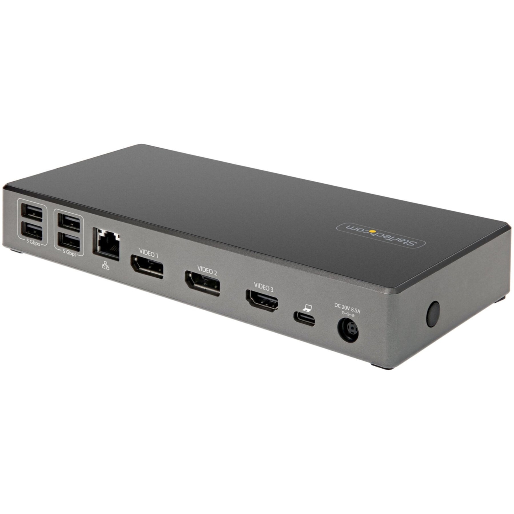 Startech.com Laptop-Dockingstation »USB-C Dock - Triple 4K Monitor USB Typ-C Docking Station - 100W Power«